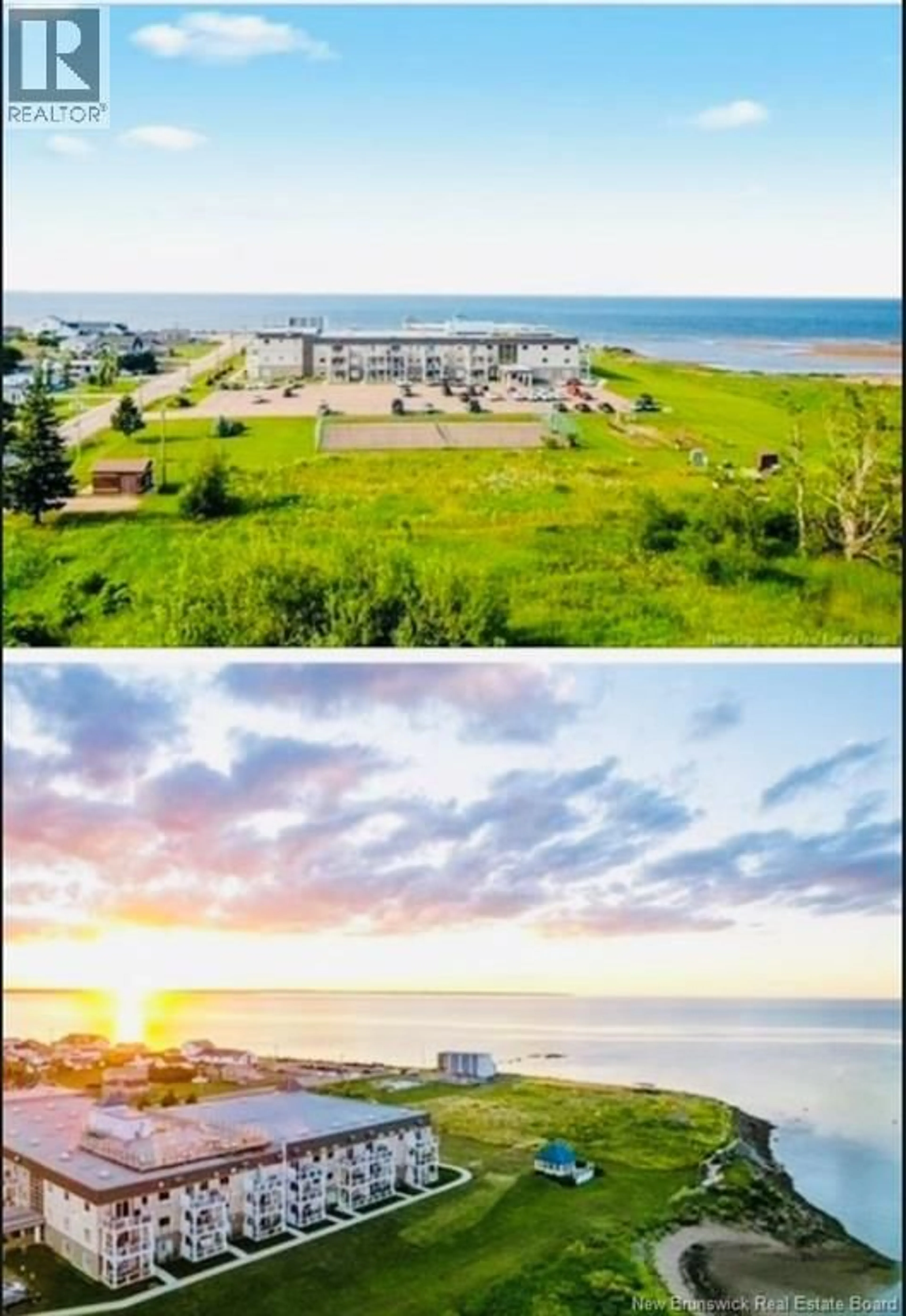 A pic from outside/outdoor area/front of a property/back of a property/a pic from drone, water/lake/river/ocean view for 209 - 69 CAP BIMET BOULEVARD, Grand-Barachois New Brunswick E4P6X5
