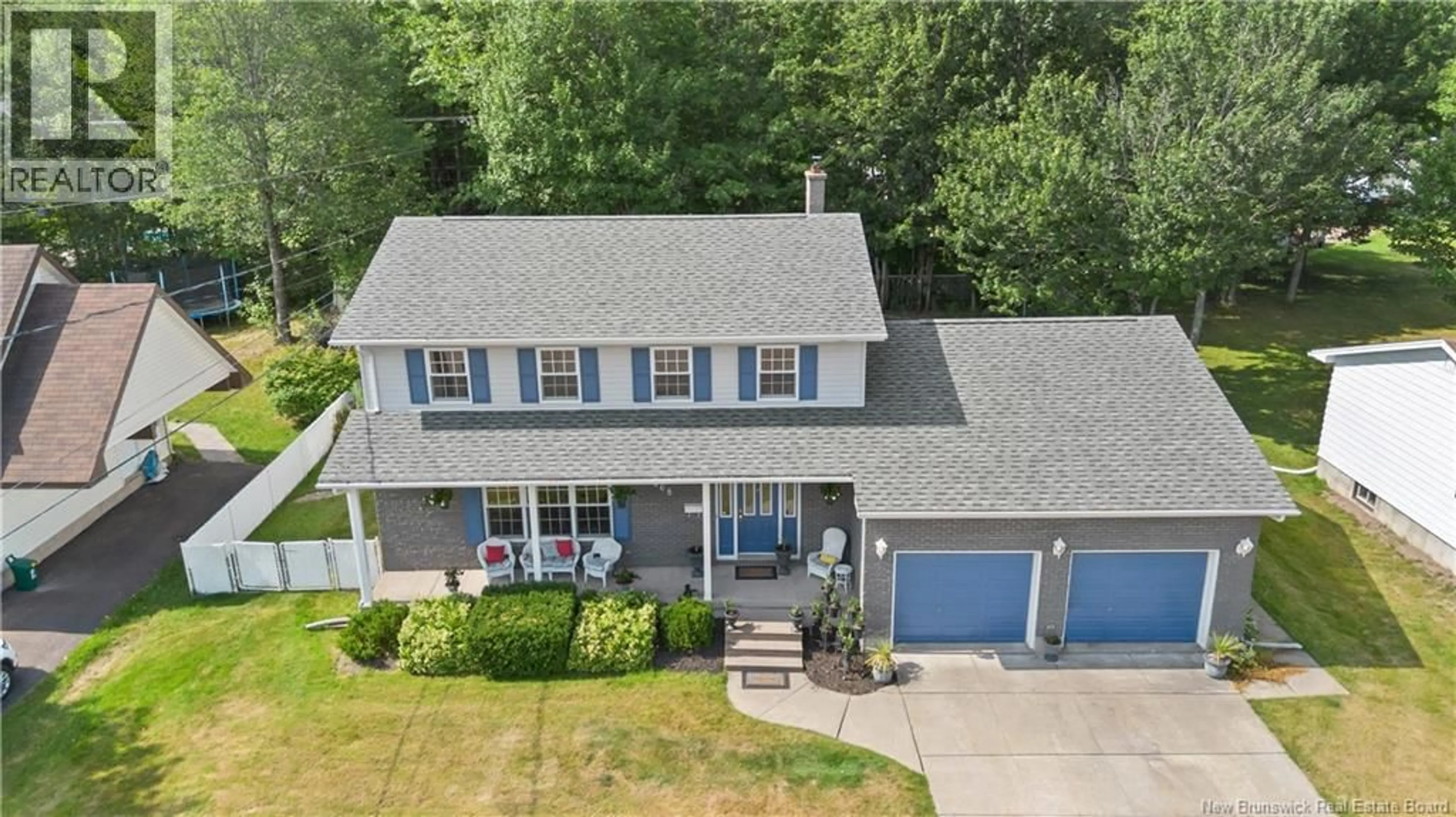 A pic from outside/outdoor area/front of a property/back of a property/a pic from drone, street for 468 GLENCAIRN DRIVE, Moncton New Brunswick E1C1H9