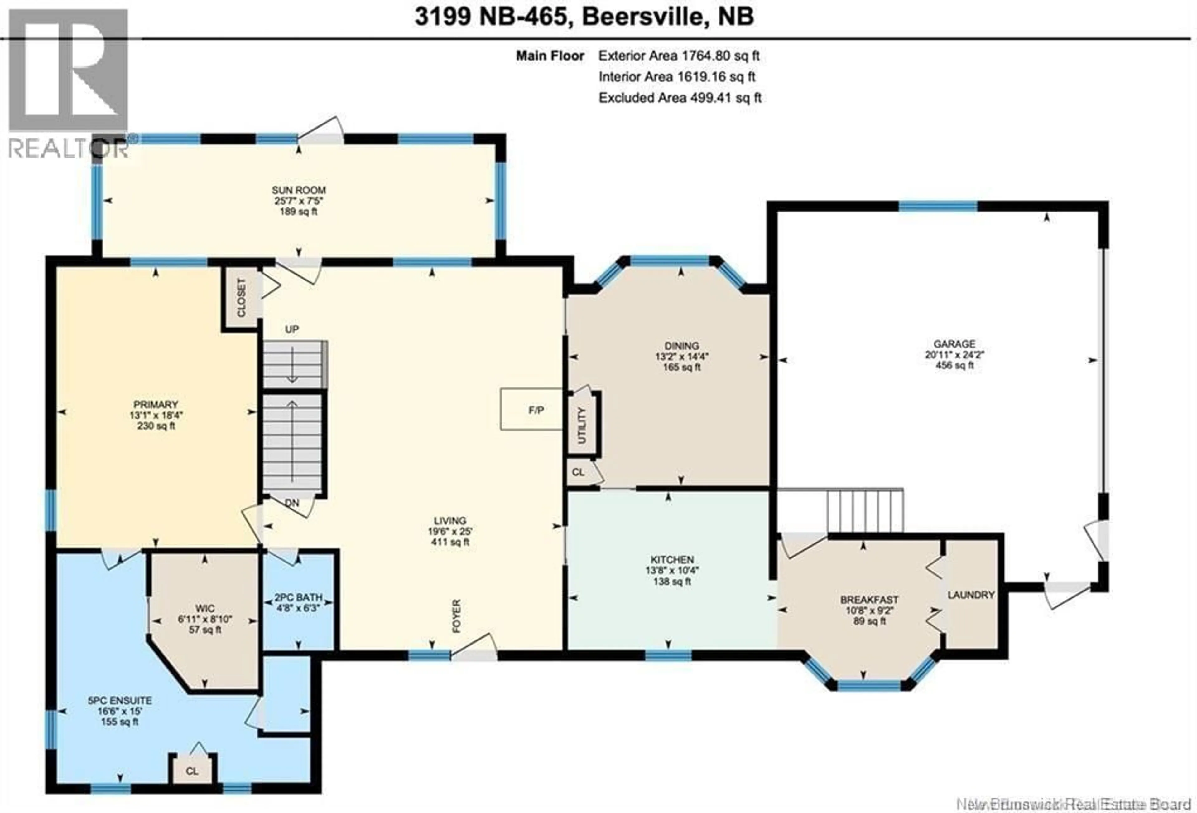 Floor plan for 3199 ROUTE 465, Beersville New Brunswick E4T2P1
