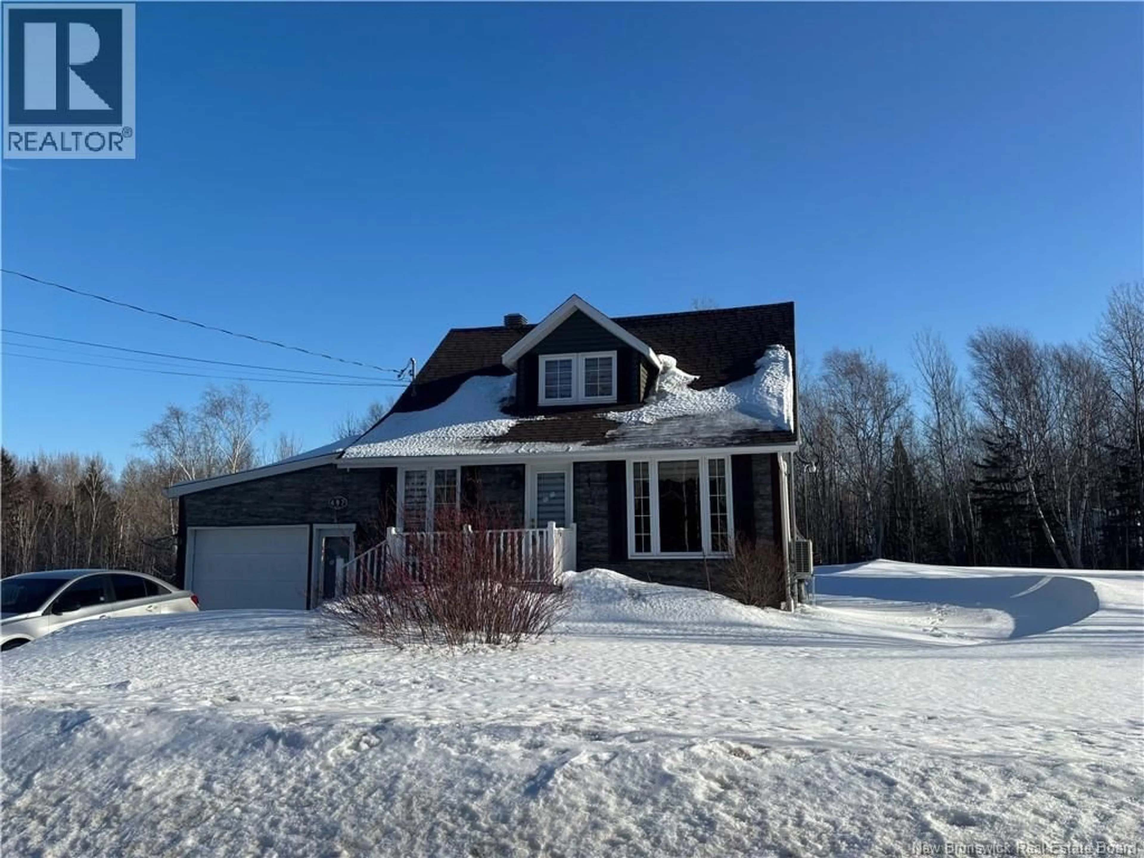 Home with vinyl exterior material, street for 497 CHEMIN TREMBLAY, Tremblay New Brunswick E8J3E3