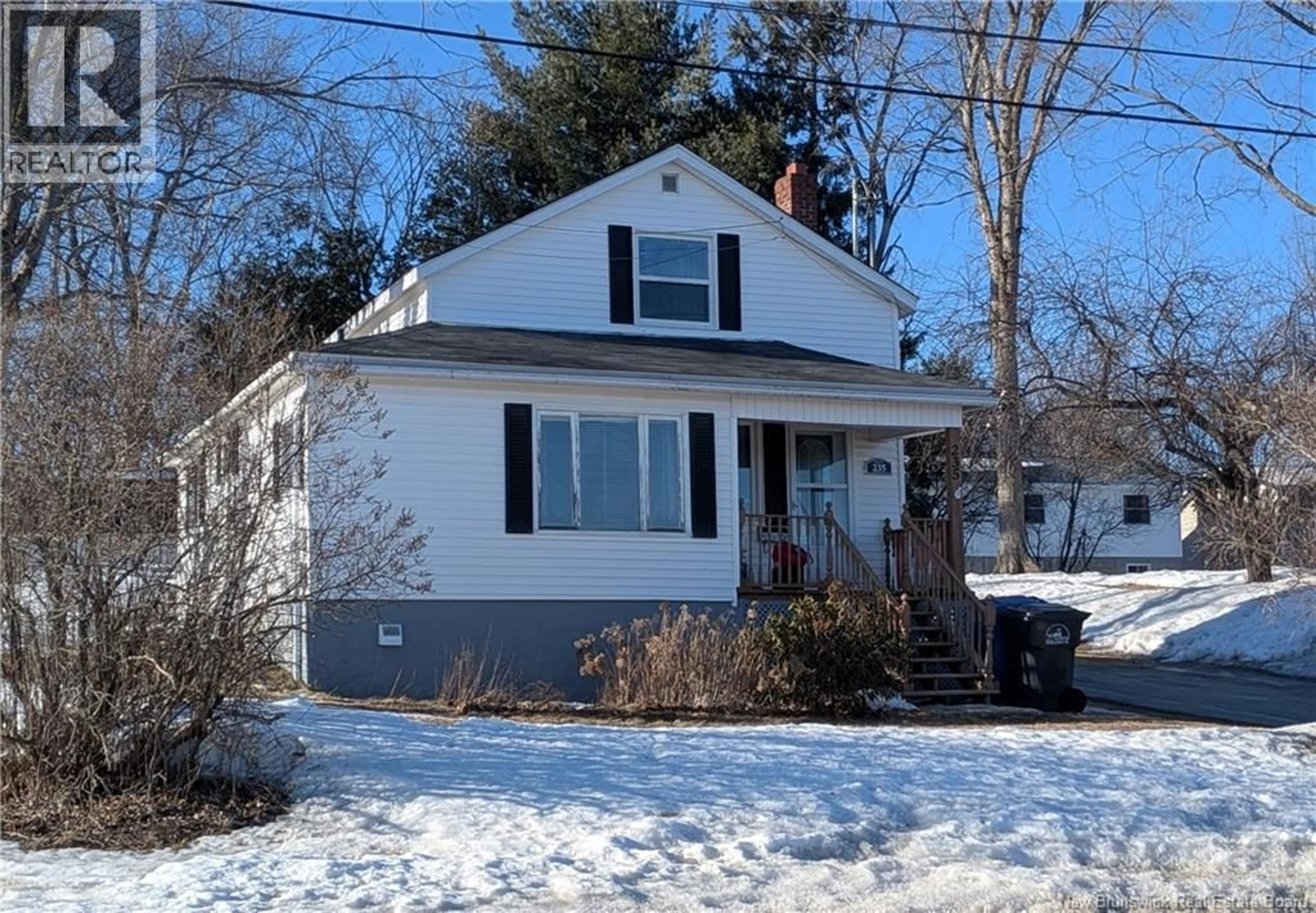 Home with vinyl exterior material, street for 235 GLADSTONE AVENUE, Miramichi New Brunswick E1V1E7