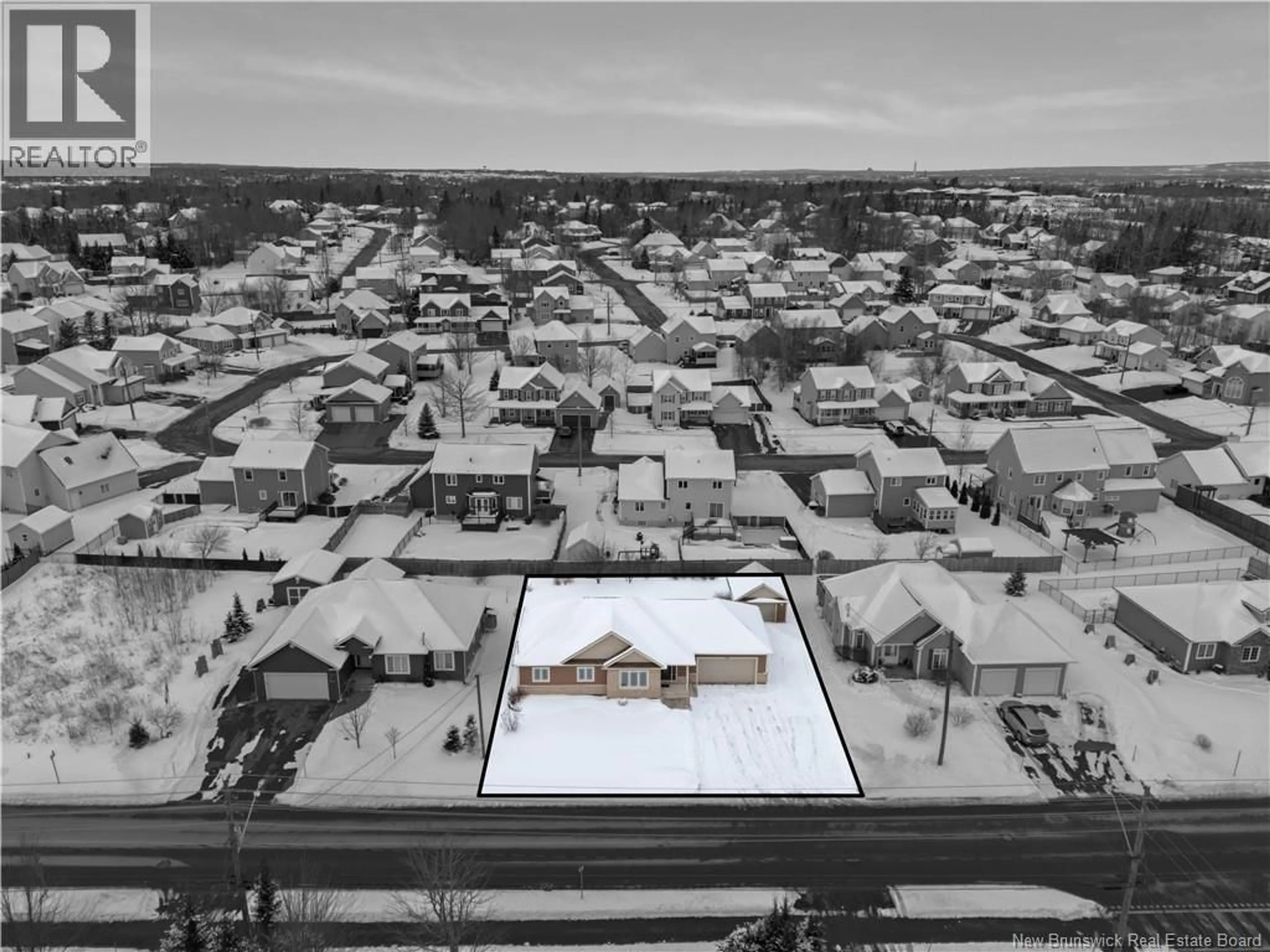 A pic from outside/outdoor area/front of a property/back of a property/a pic from drone, city buildings view from balcony for 1003 BOURQUE ROAD, Dieppe New Brunswick E1A8S7