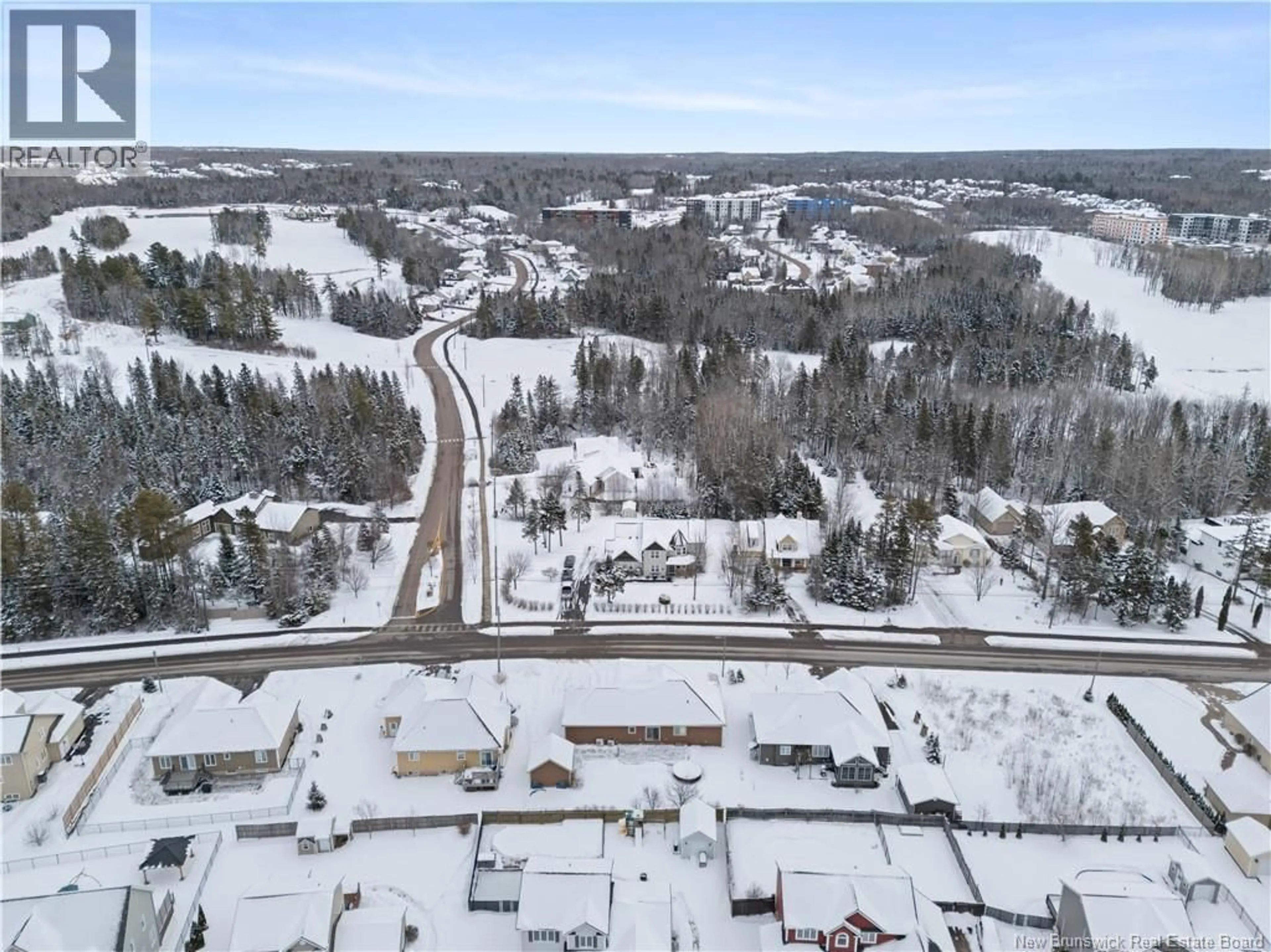 A pic from outside/outdoor area/front of a property/back of a property/a pic from drone, street for 1003 BOURQUE ROAD, Dieppe New Brunswick E1A8S7