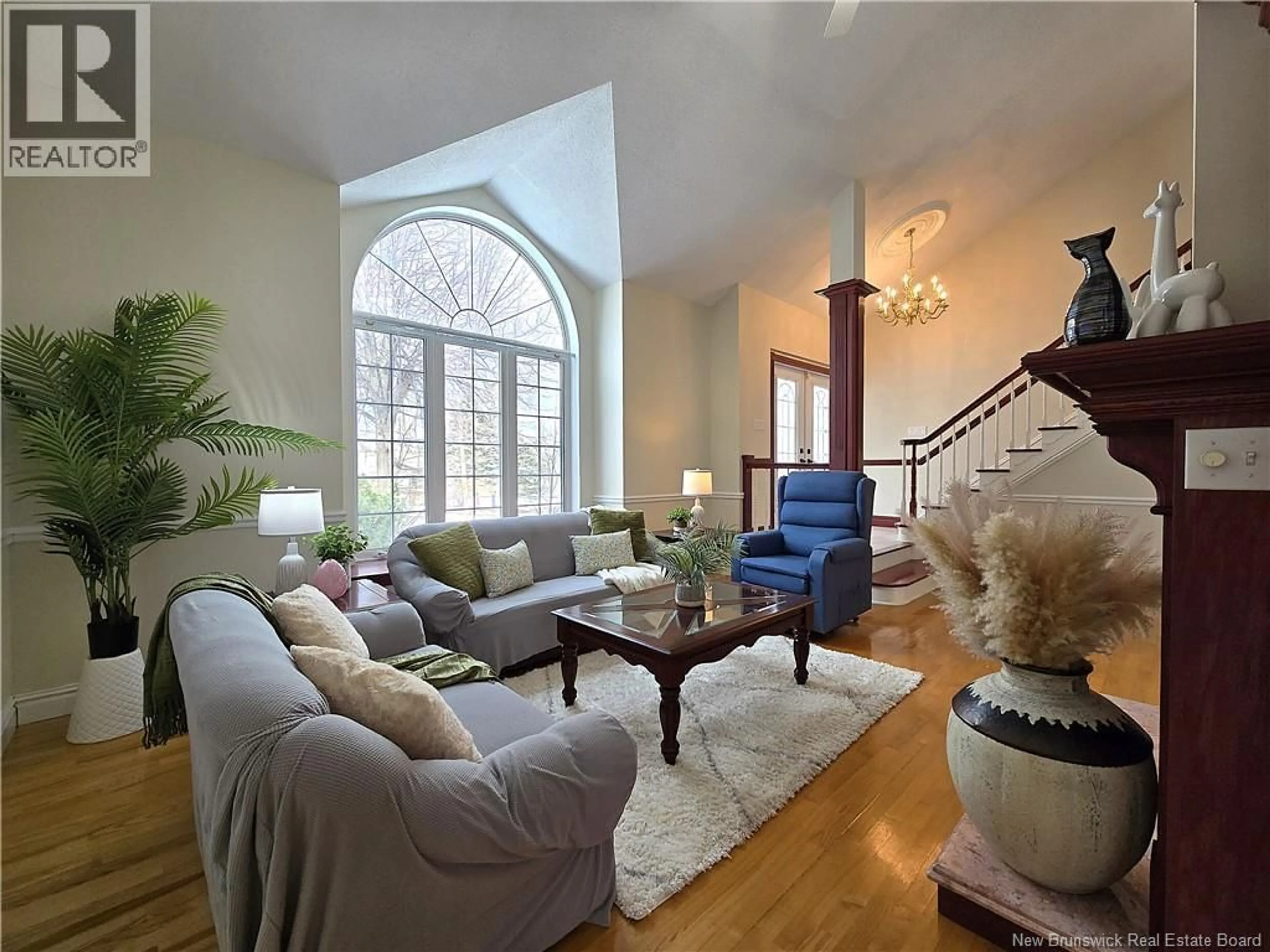 Living room with furniture, unknown for 196 RUE BLANCHARD, Caraquet New Brunswick E1W1A5