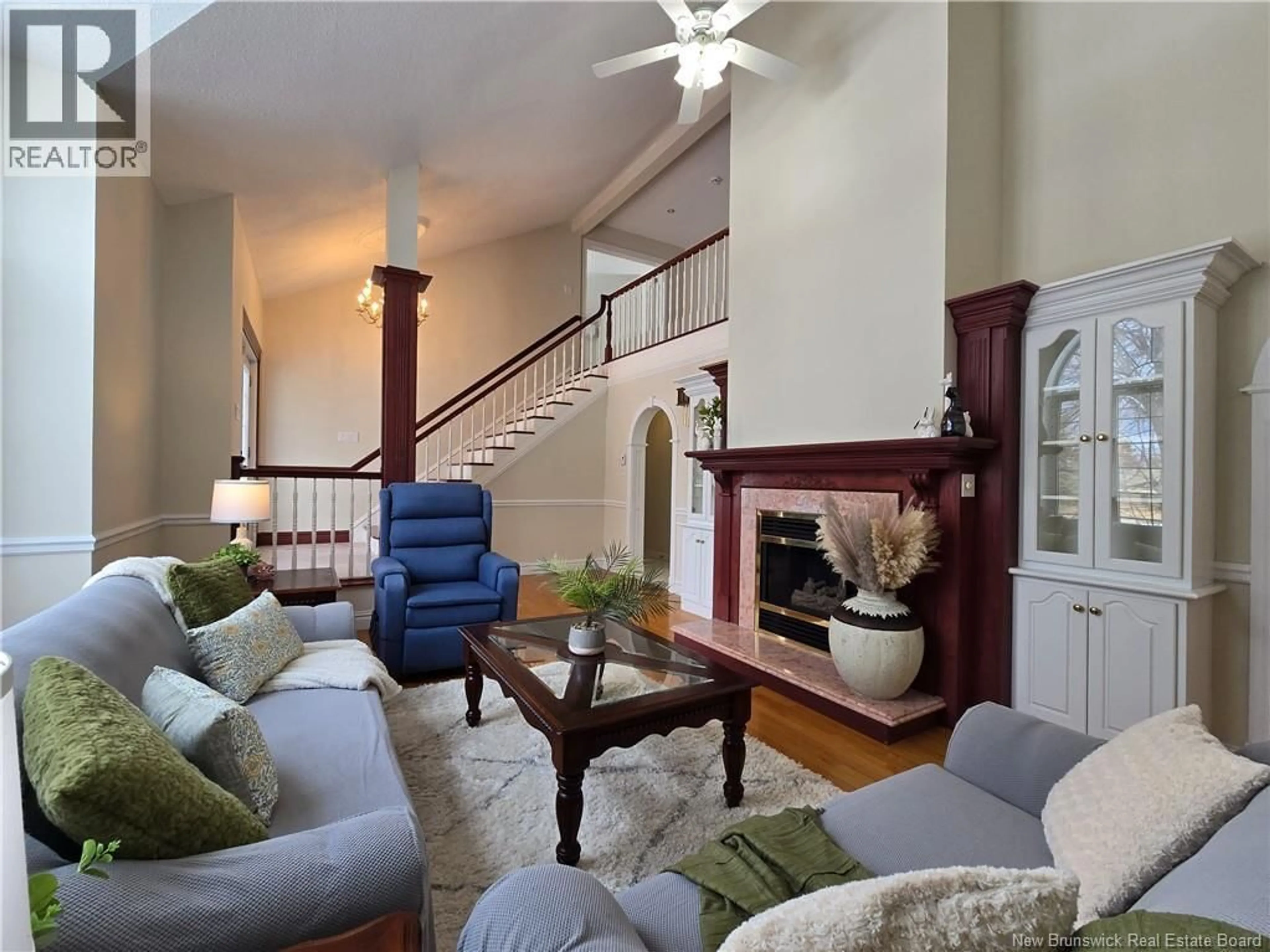 Living room with furniture, unknown for 196 RUE BLANCHARD, Caraquet New Brunswick E1W1A5