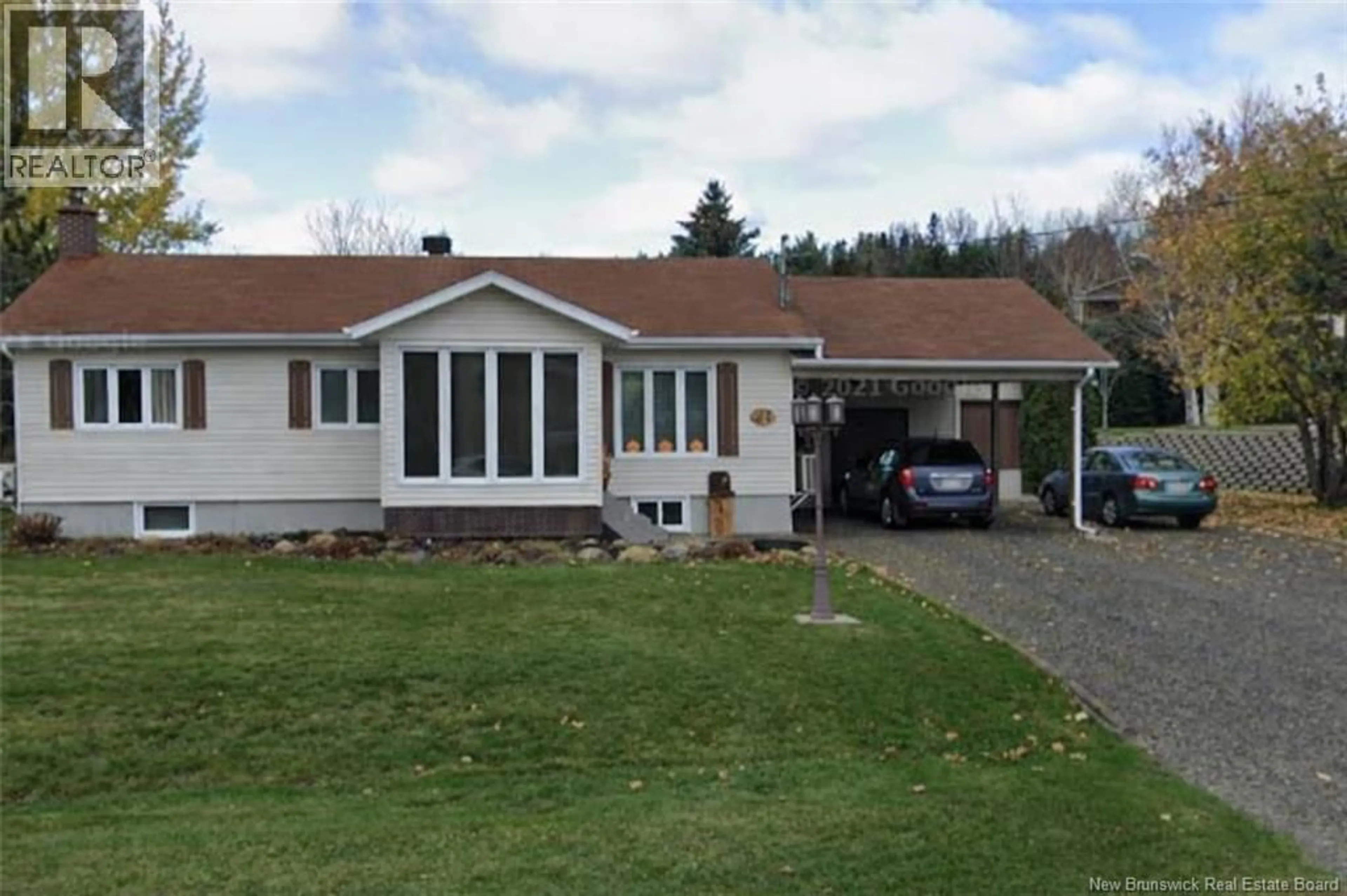 Home with vinyl exterior material, street for 24 HUDON STREET, Saint-Basile New Brunswick E7C1R4