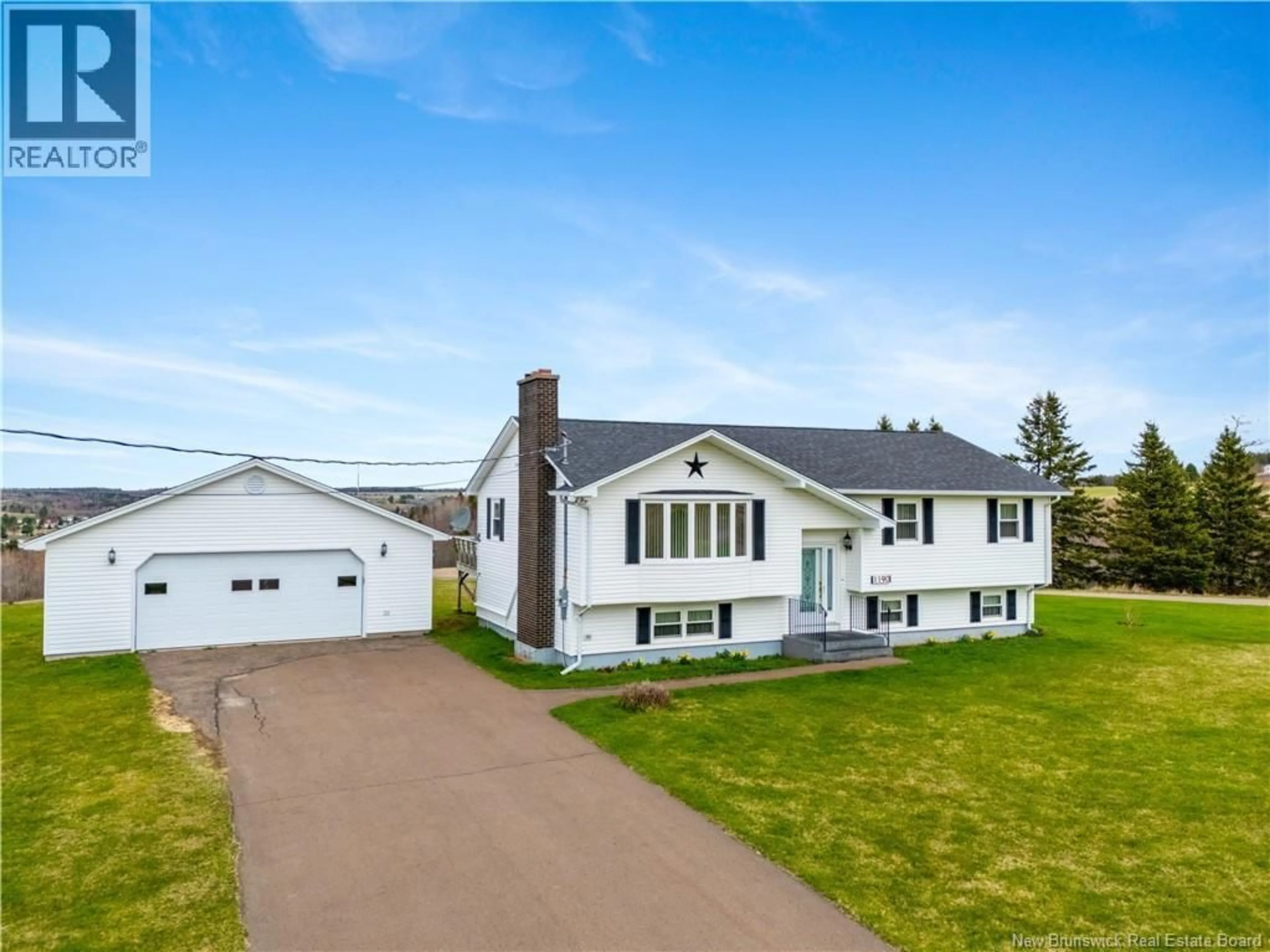 A pic from outside/outdoor area/front of a property/back of a property/a pic from drone, water/lake/river/ocean view for 1190 ROUTE 525, Sainte-Marie-De-Kent New Brunswick E4S2H7