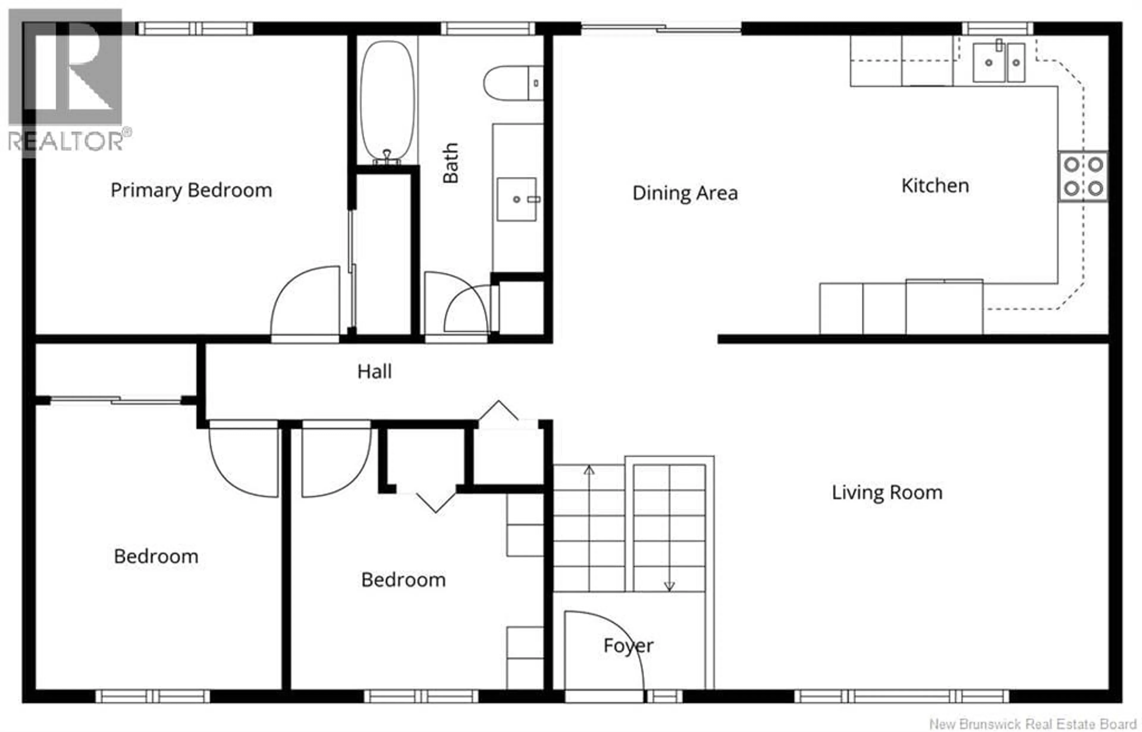 Floor plan for 44 GLENDALEA CRESCENT, Moncton New Brunswick E1G1J4