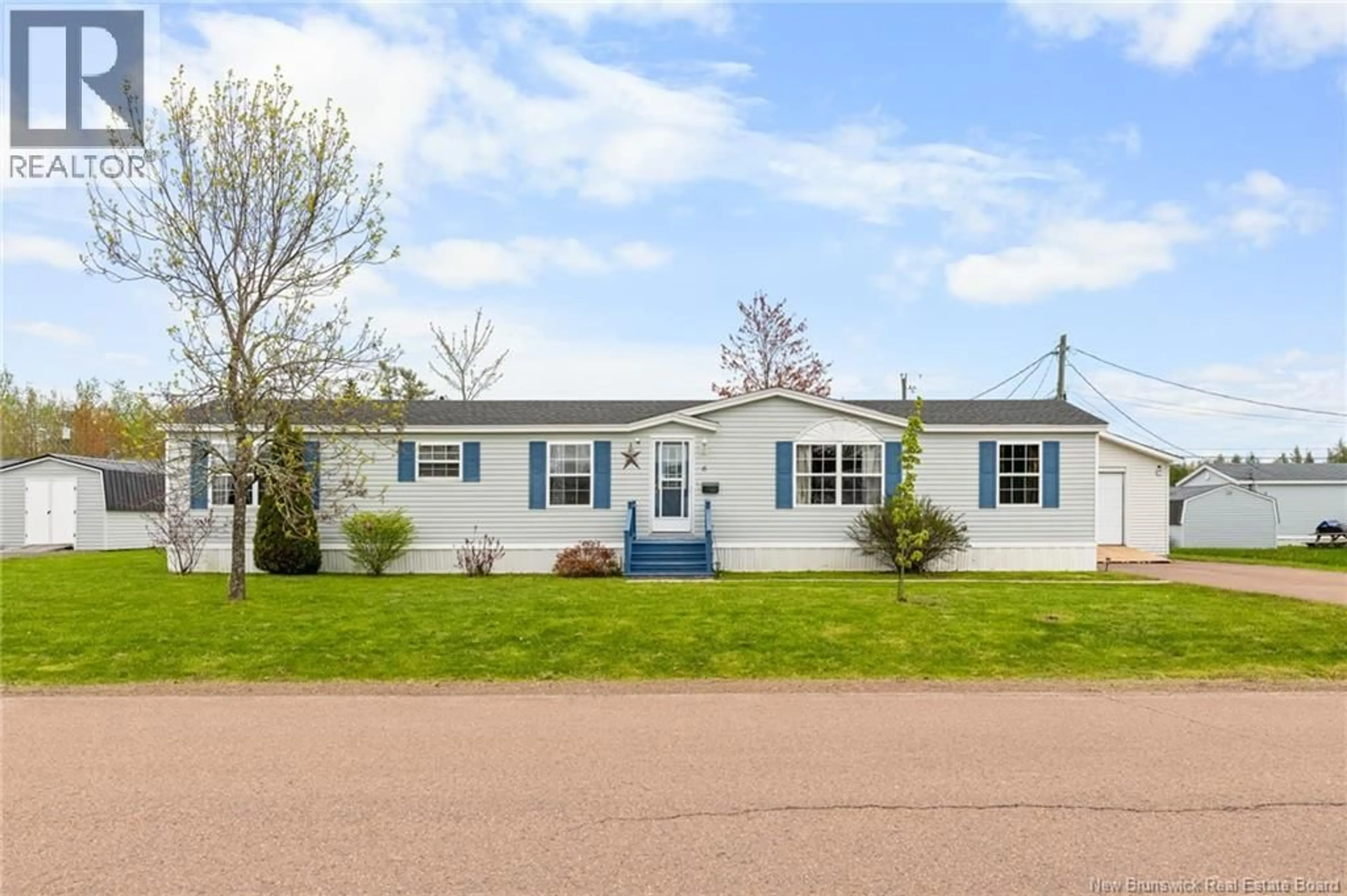 Home with vinyl exterior material, street for 6 SENTIER STREET, Moncton New Brunswick E1H3J7