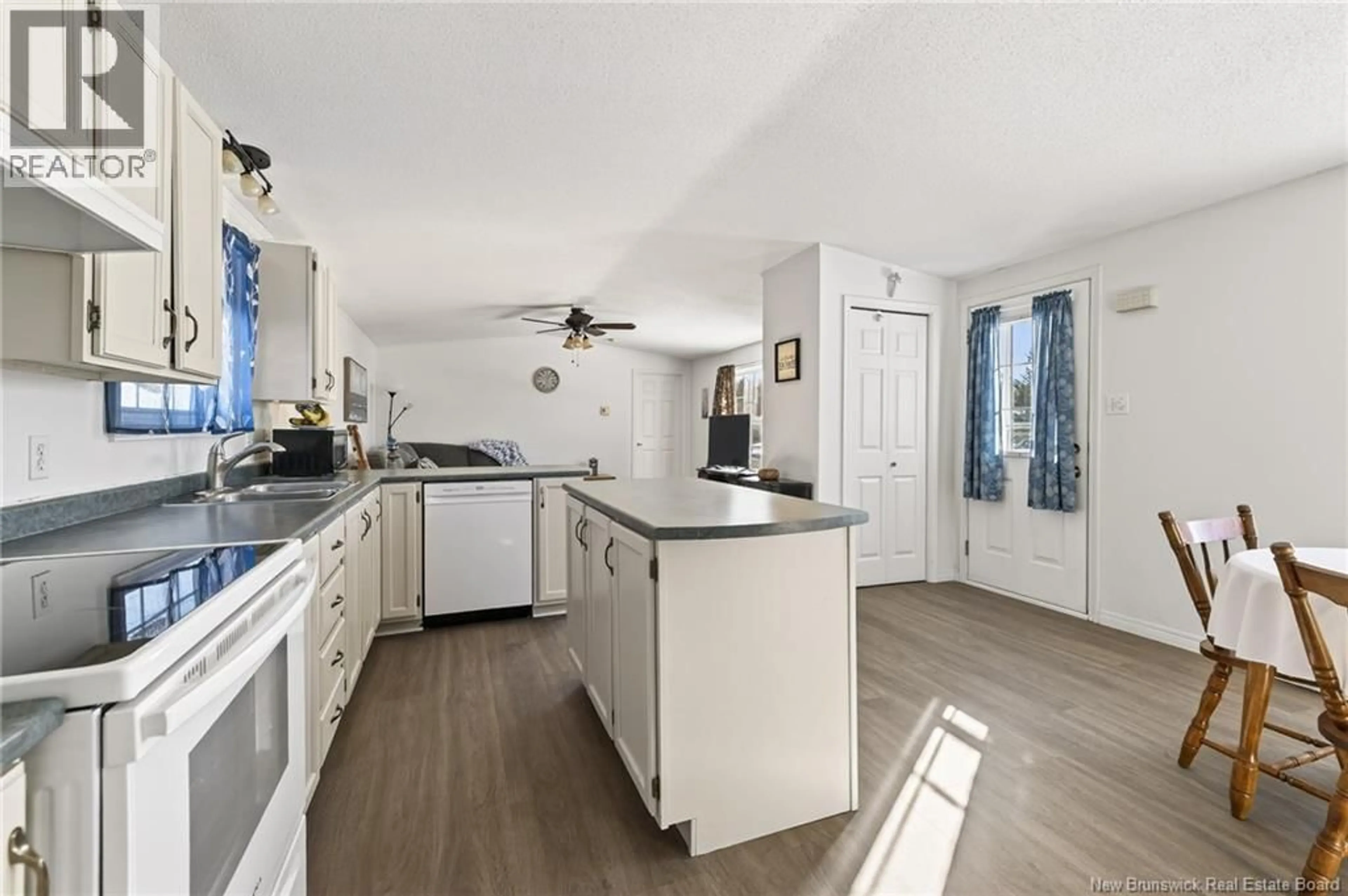 Open concept kitchen, ceramic/tile floor for 6 SENTIER STREET, Moncton New Brunswick E1H3J7