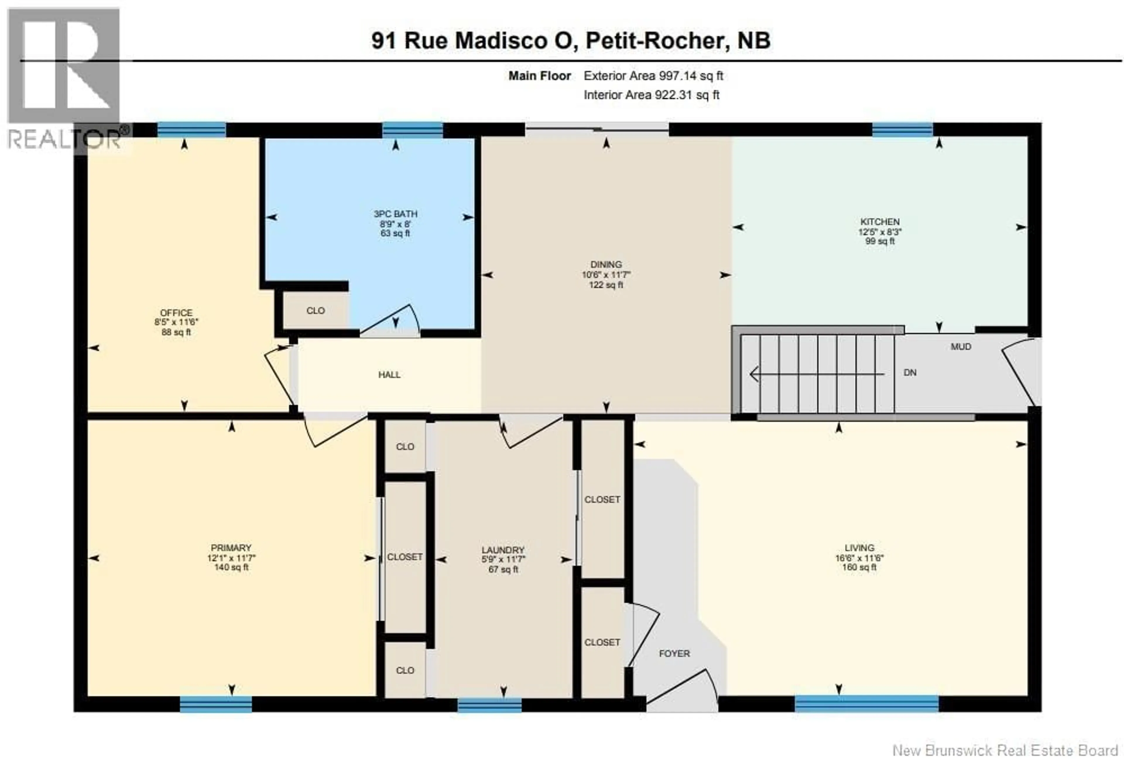 Floor plan for 91 MADISCO O, Petit-Rocher New Brunswick E8J1T9