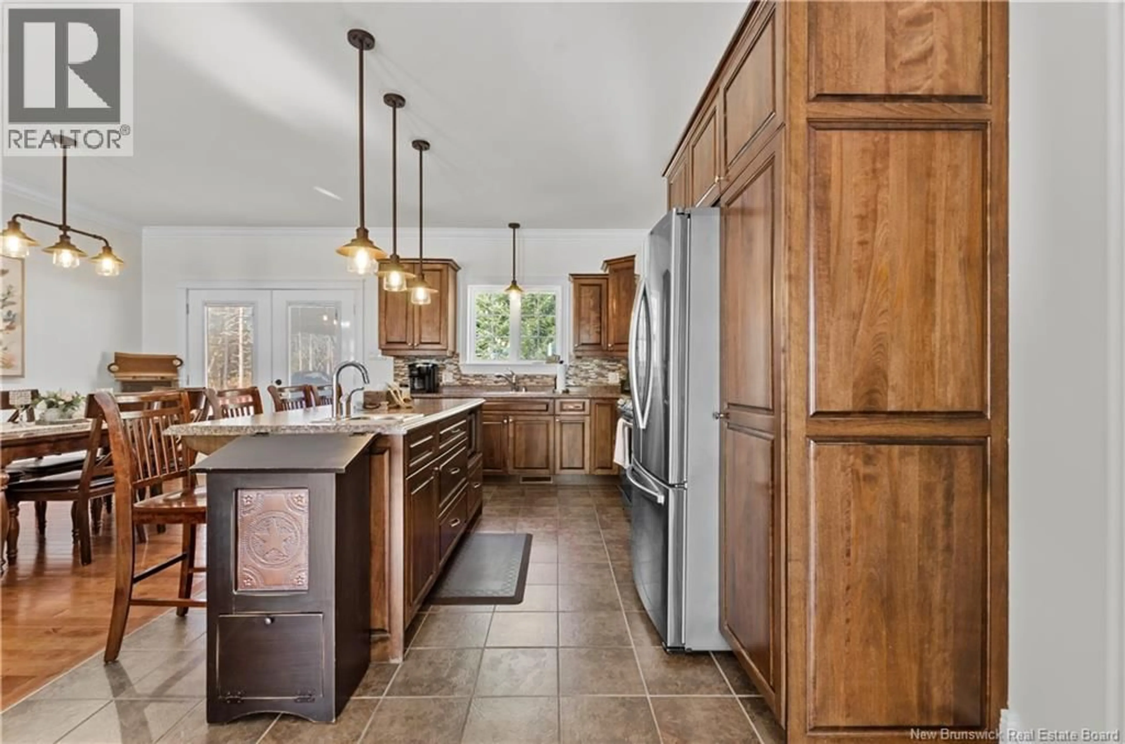 Open concept kitchen, ceramic/tile floor for 20 FALLSVIEW LANE, Durham Bridge New Brunswick E6C0A3