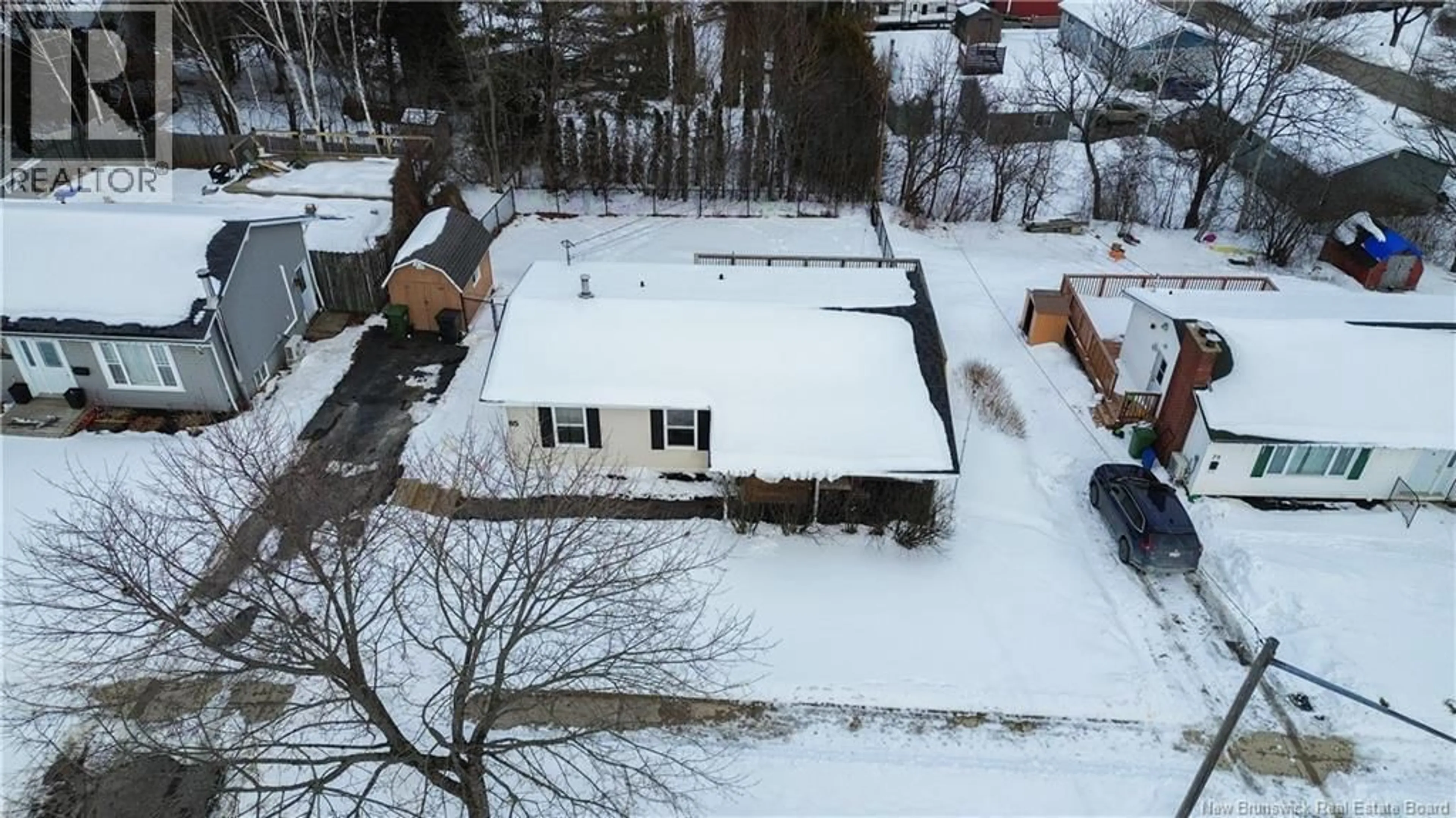 A pic from outside/outdoor area/front of a property/back of a property/a pic from drone, street for 85 FLEMMING ROAD, Fredericton New Brunswick E3B5J8