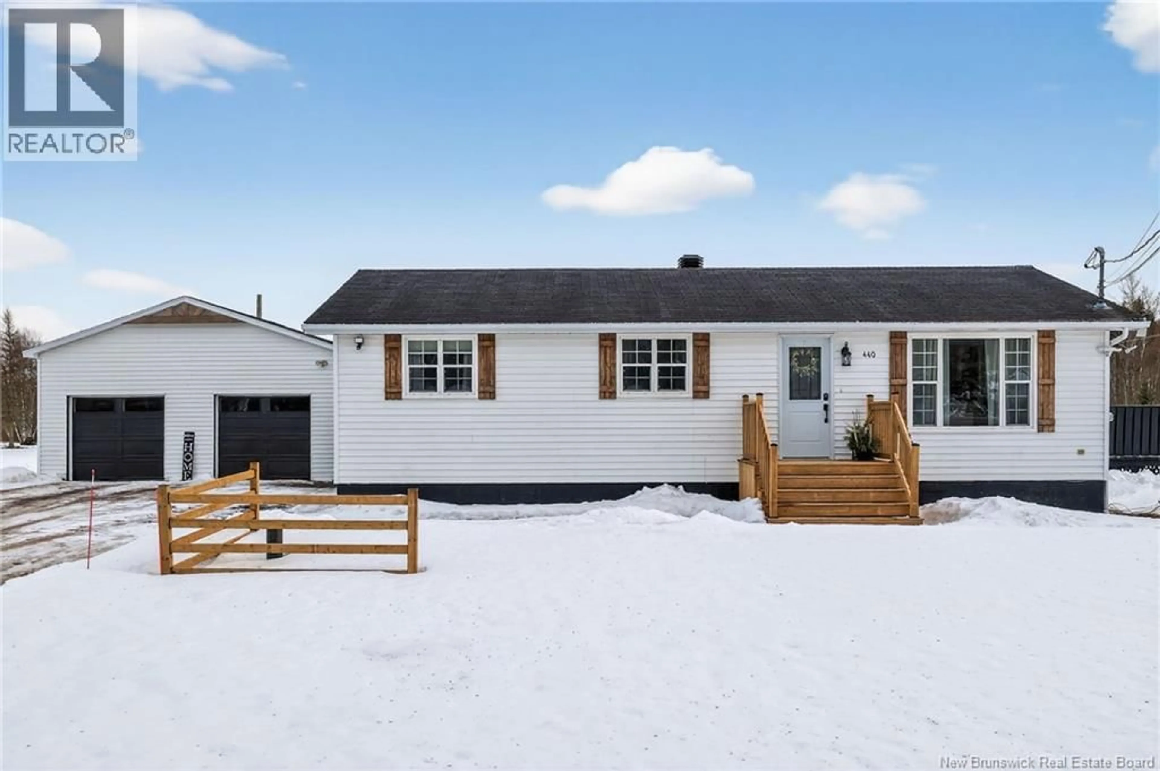 Home with vinyl exterior material, street for 440 CHARLES LUTES, Moncton New Brunswick E1G2T4