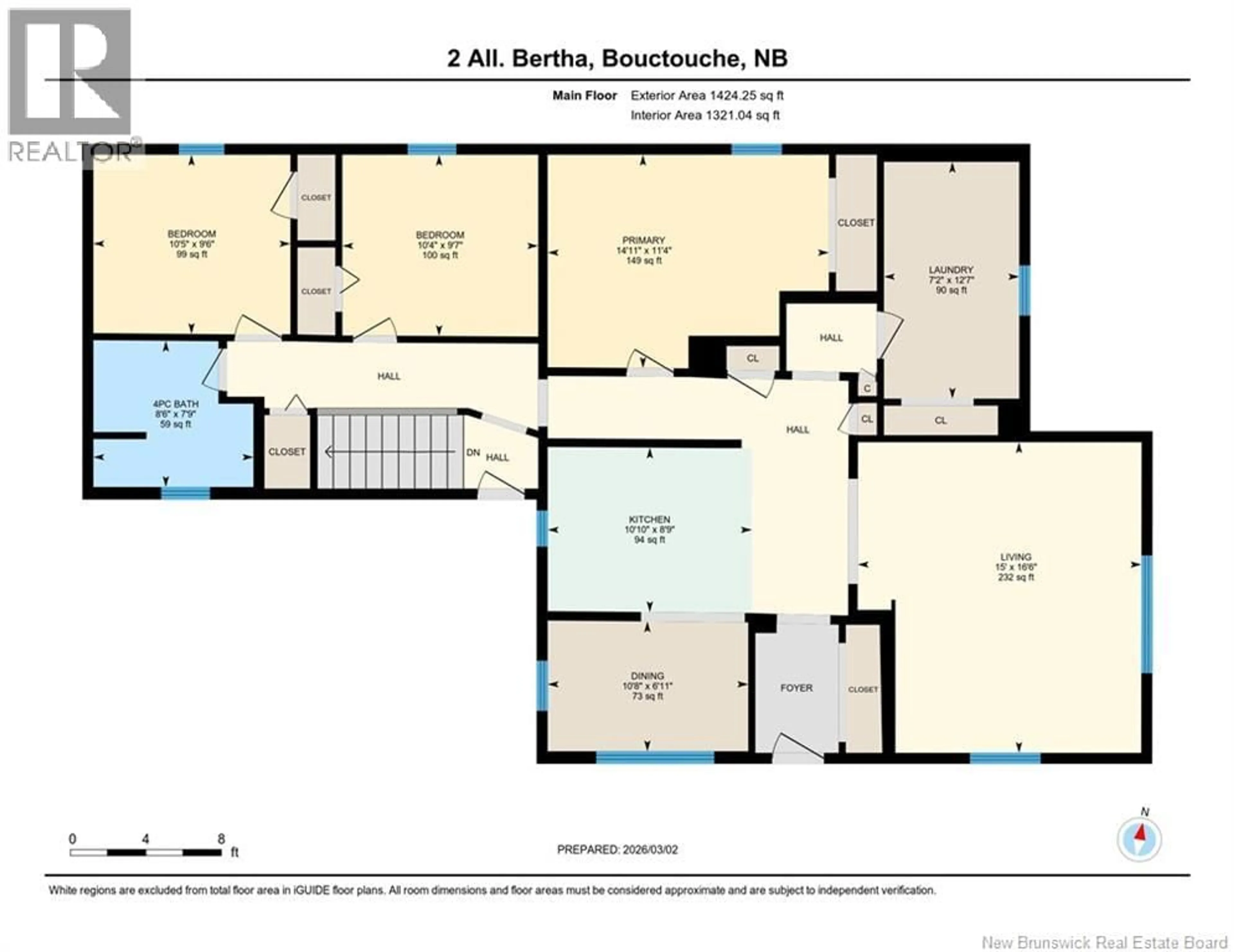 Floor plan for 2 BERTHA, Bouctouche New Brunswick E4S2W6