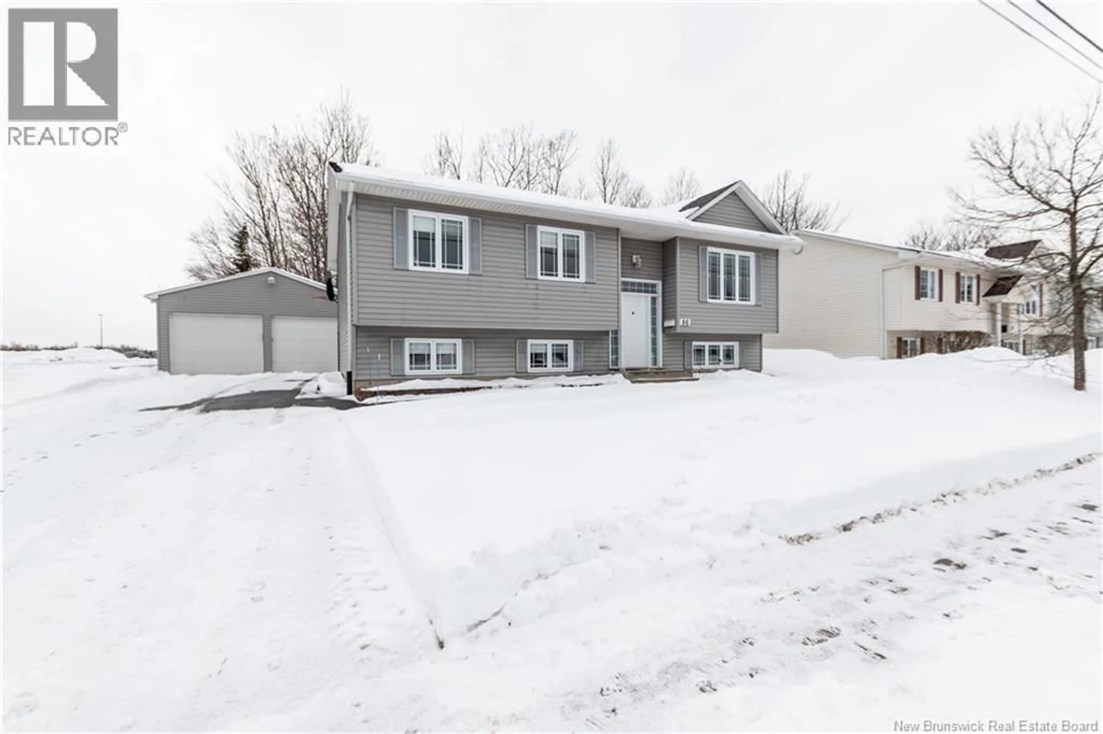 Home with vinyl exterior material, street for 86 SHANNON DRIVE, Moncton New Brunswick E1G4X6