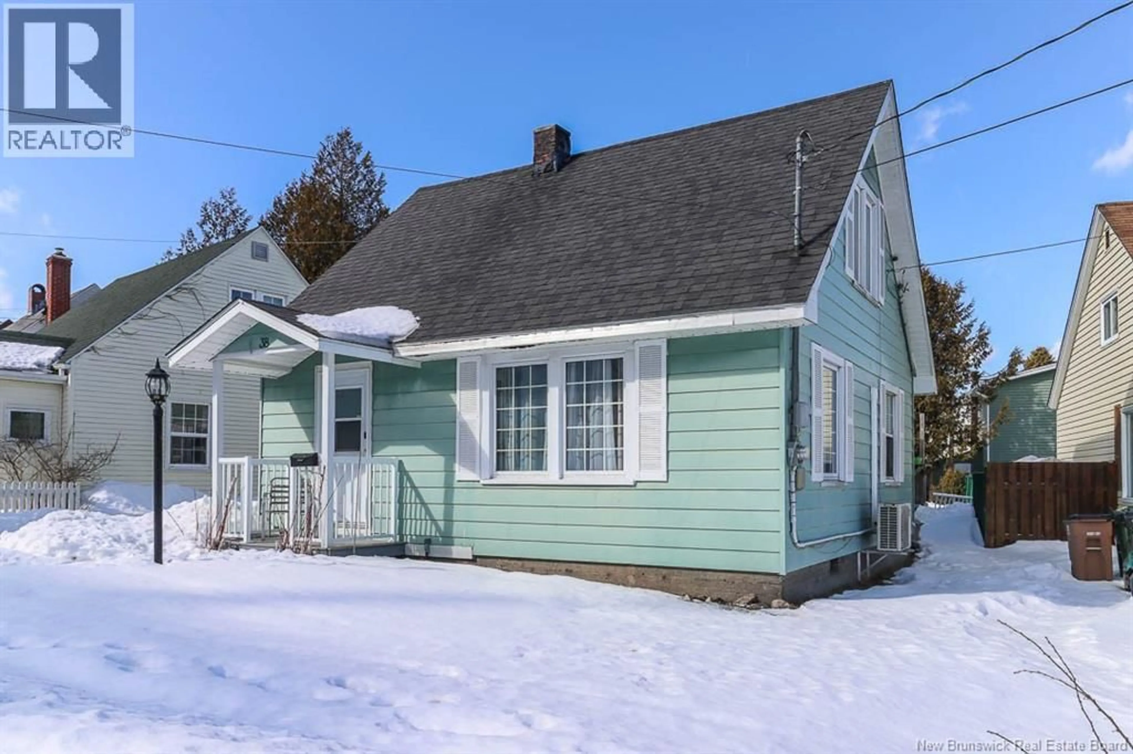 Home with vinyl exterior material, street for 38 MONTGOMERY, Saint John New Brunswick E2K2S9