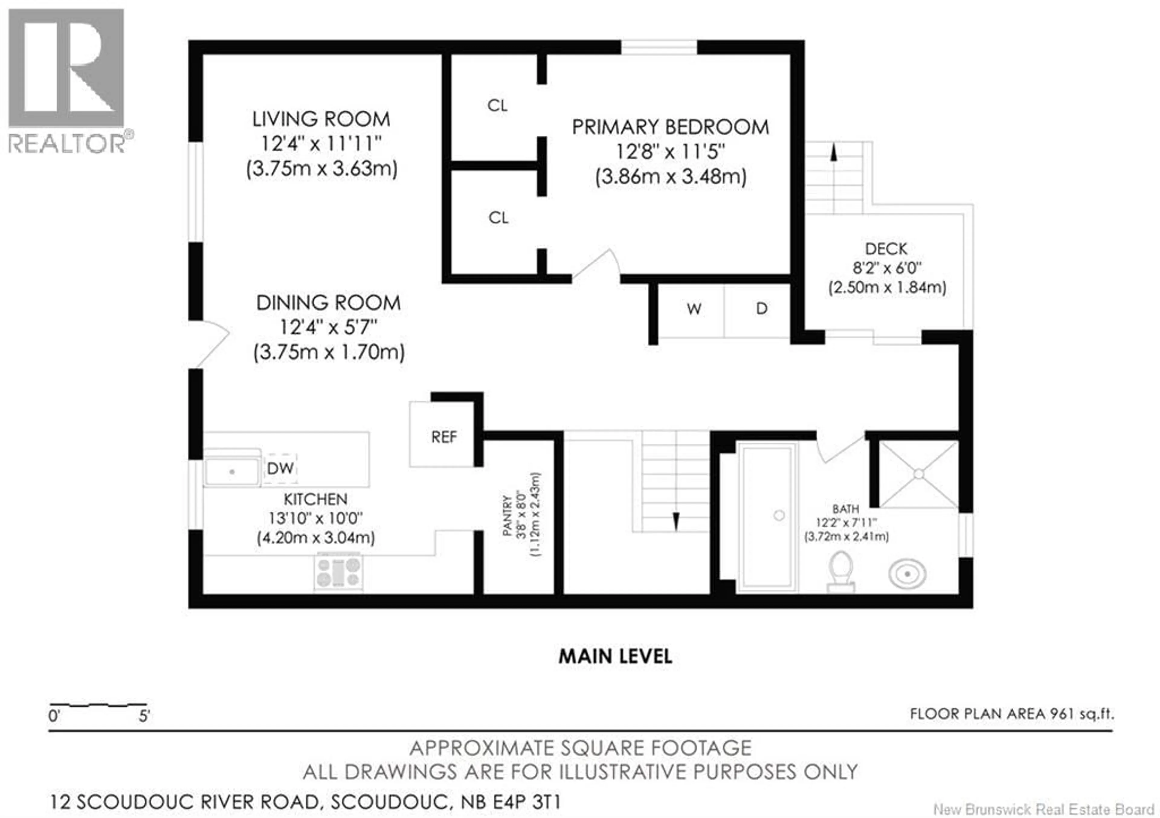 Floor plan for 12 SCOUDOUC RIVER ROAD, Scoudouc New Brunswick E4P3T1