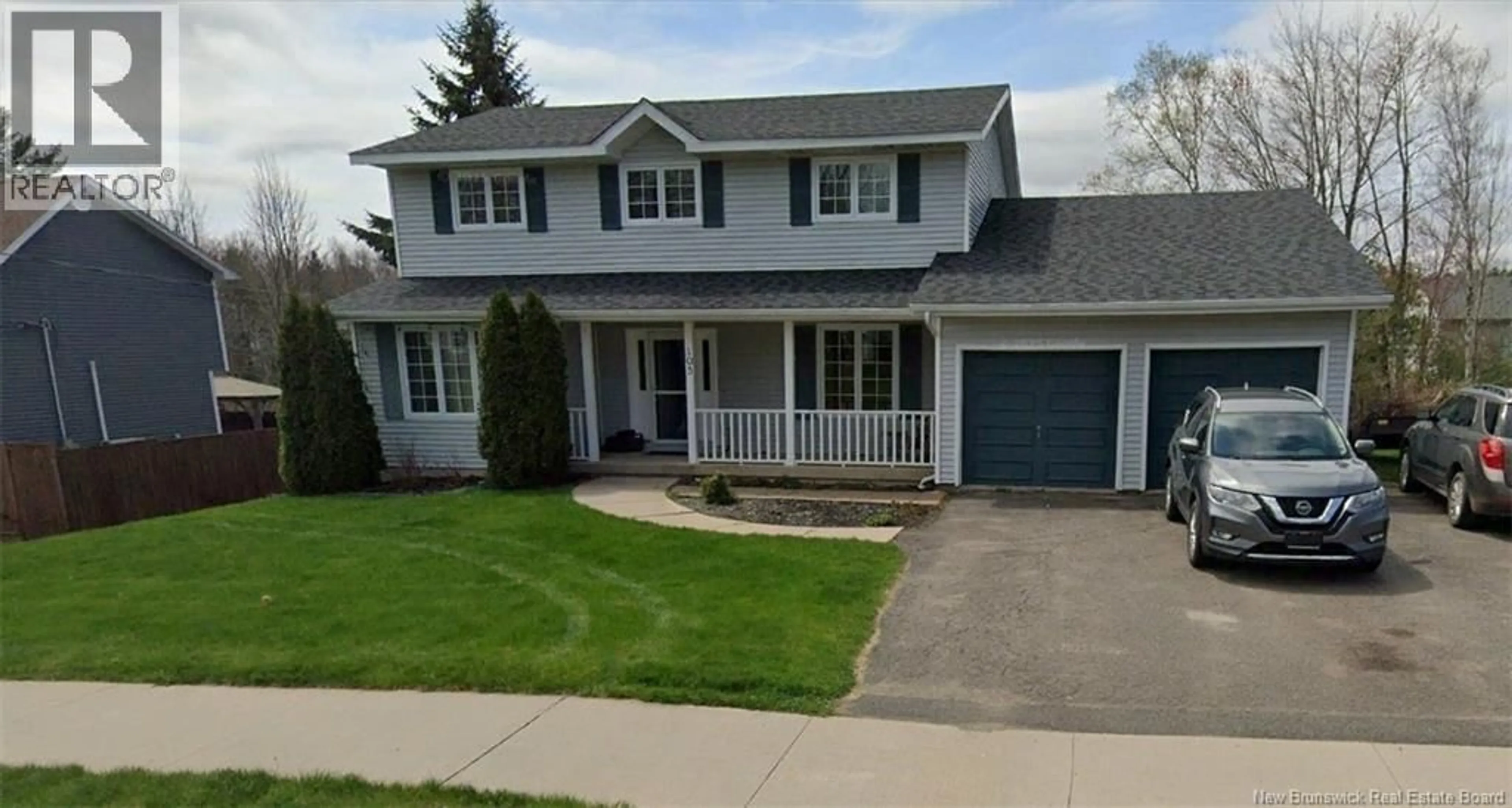 Home with vinyl exterior material, street for 103 CORTLAND AVENUE, New Maryland New Brunswick E3C1B6