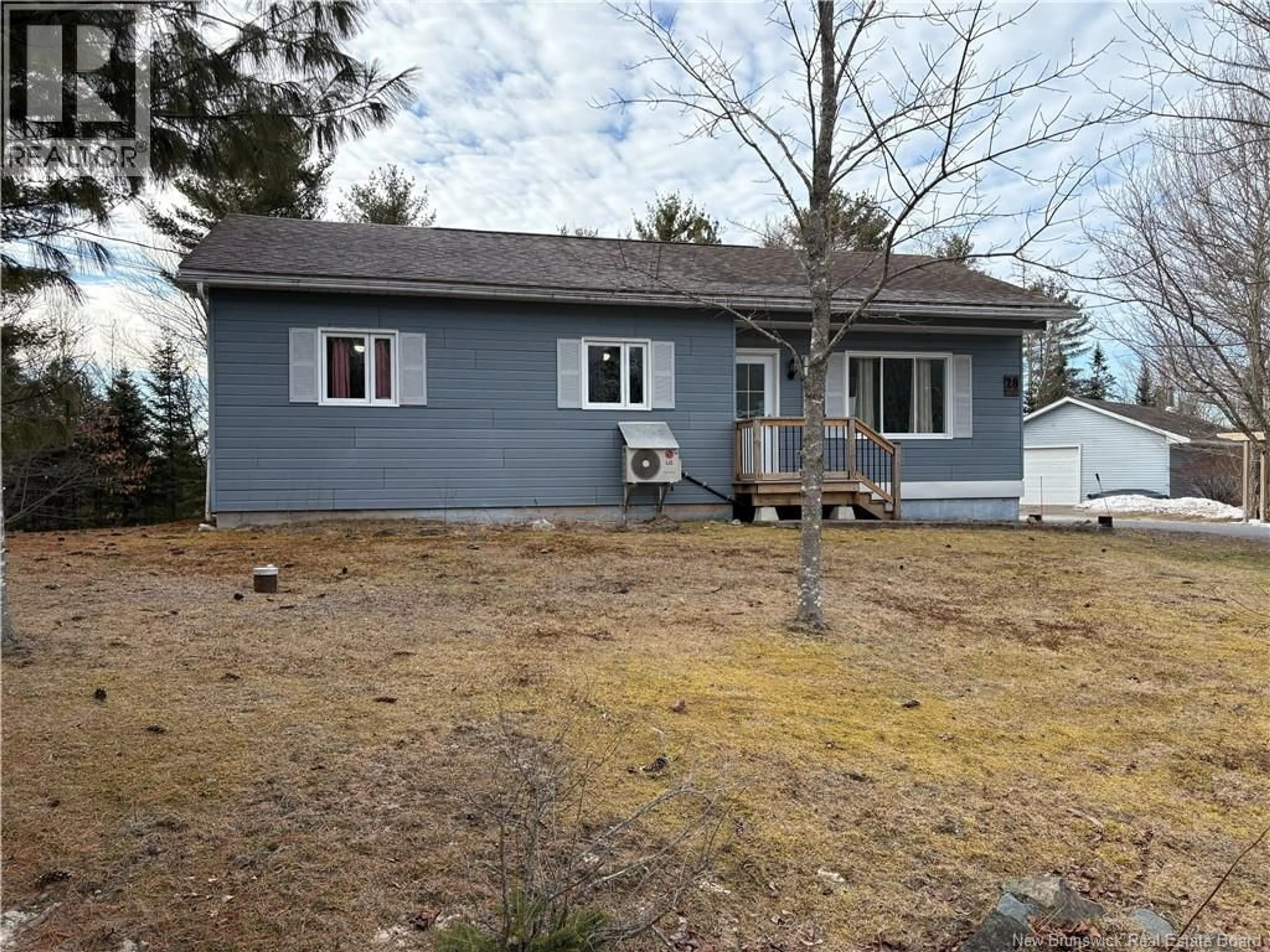 A pic from outside/outdoor area/front of a property/back of a property/a pic from drone, unknown for 28 MAPLE CRESCENT, Nerepis New Brunswick E5K3W1