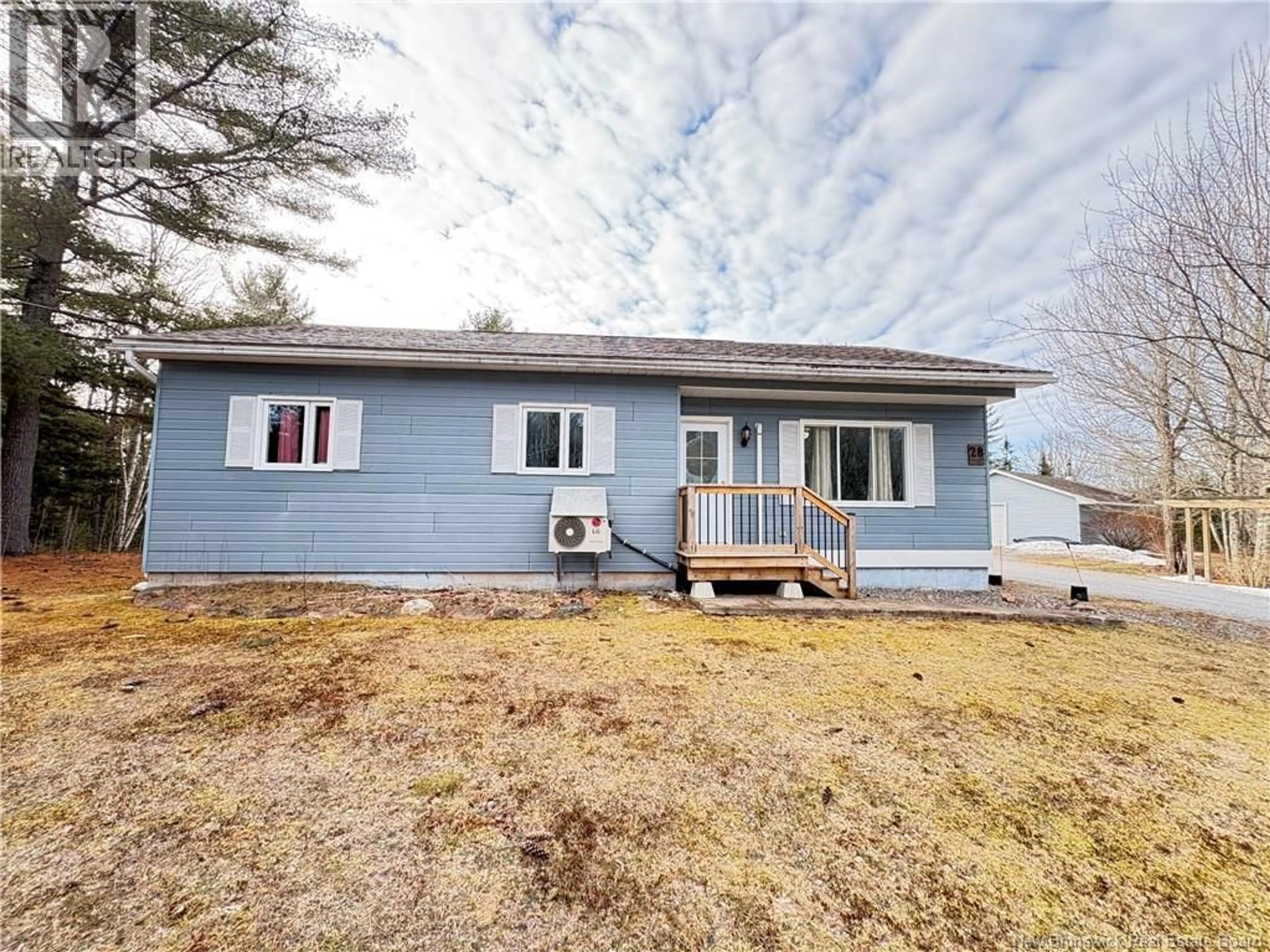A pic from outside/outdoor area/front of a property/back of a property/a pic from drone, unknown for 28 MAPLE CRESCENT, Nerepis New Brunswick E5K3W1