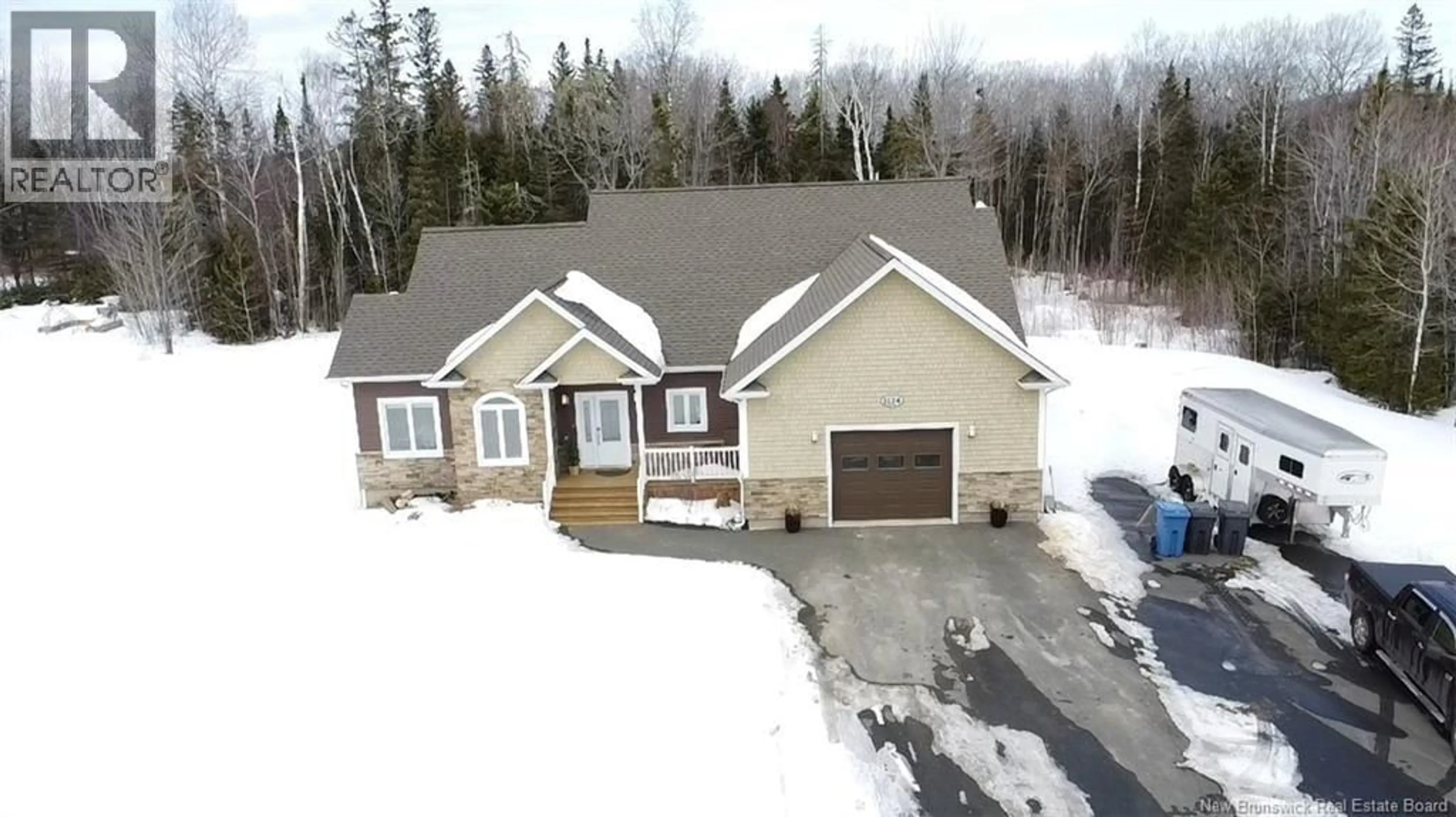 A pic from outside/outdoor area/front of a property/back of a property/a pic from drone, street for 1124 ROBERTVILLE ROAD, Robertville New Brunswick E8K2P5