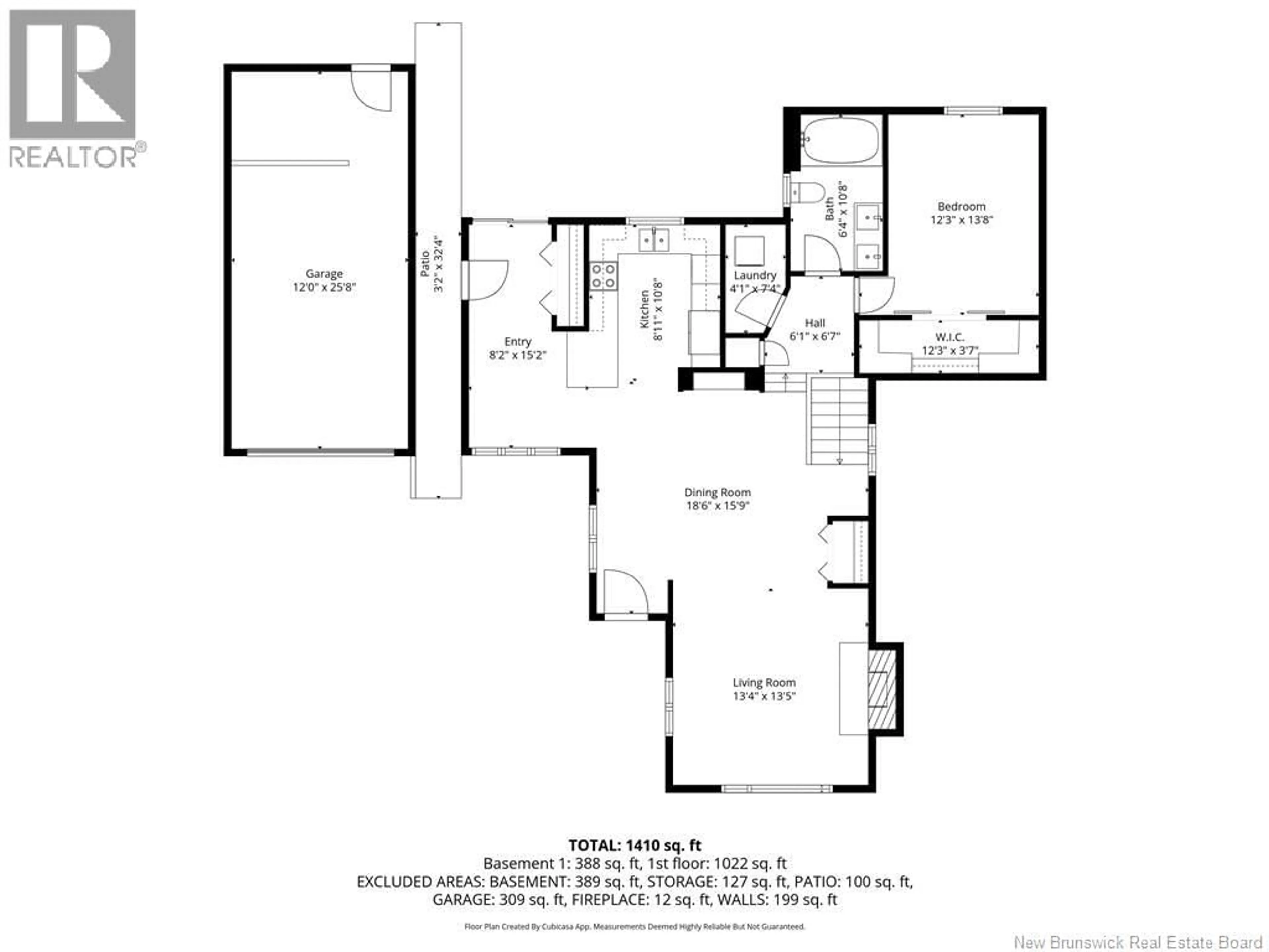 Floor plan for 345 FRONT STREET, Grand-Sault/Grand Falls New Brunswick E3Z2S8