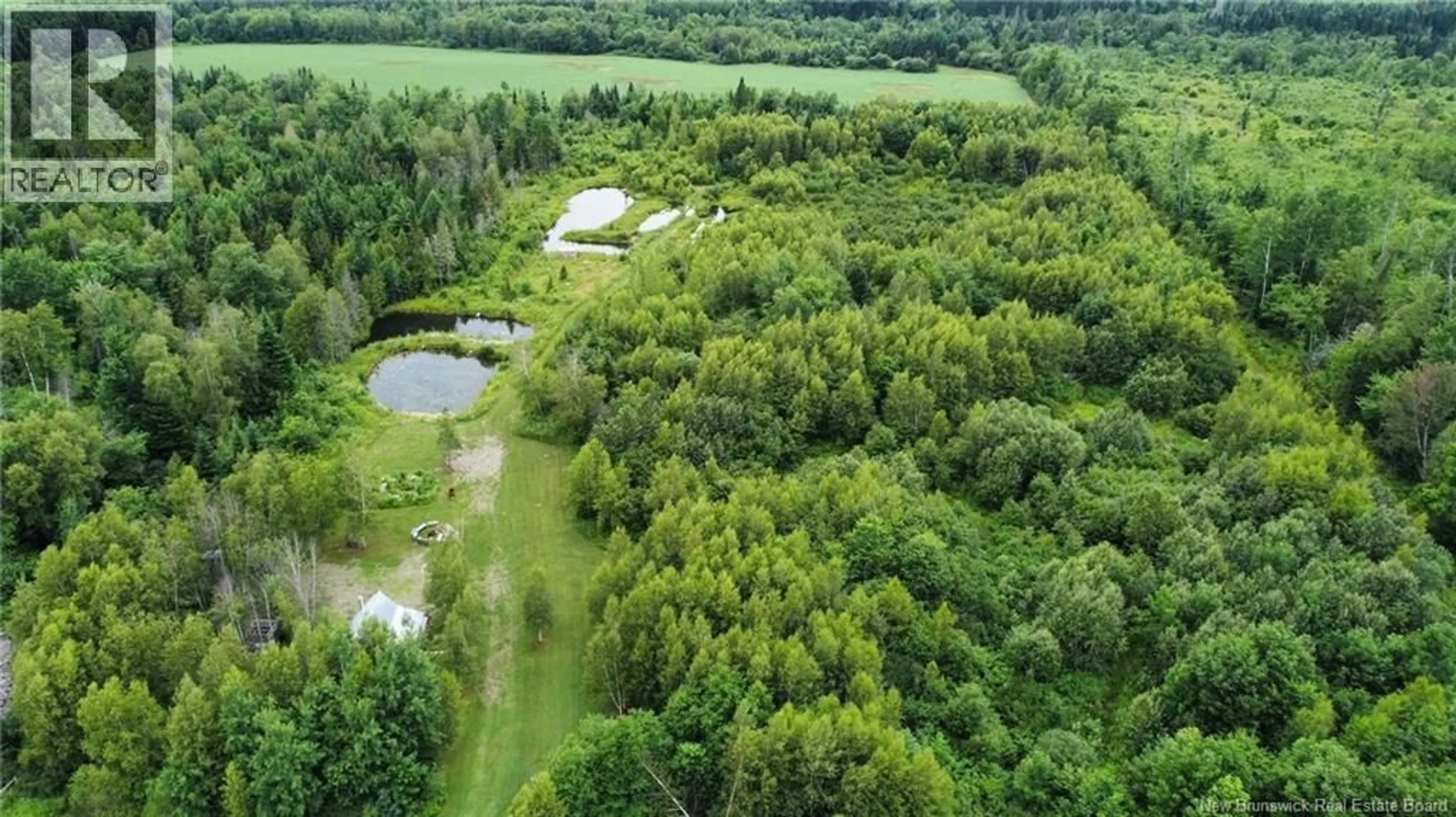 A pic from outside/outdoor area/front of a property/back of a property/a pic from drone, forest/trees view for 245 HUNTER ROAD, Oakland New Brunswick E7L3X8