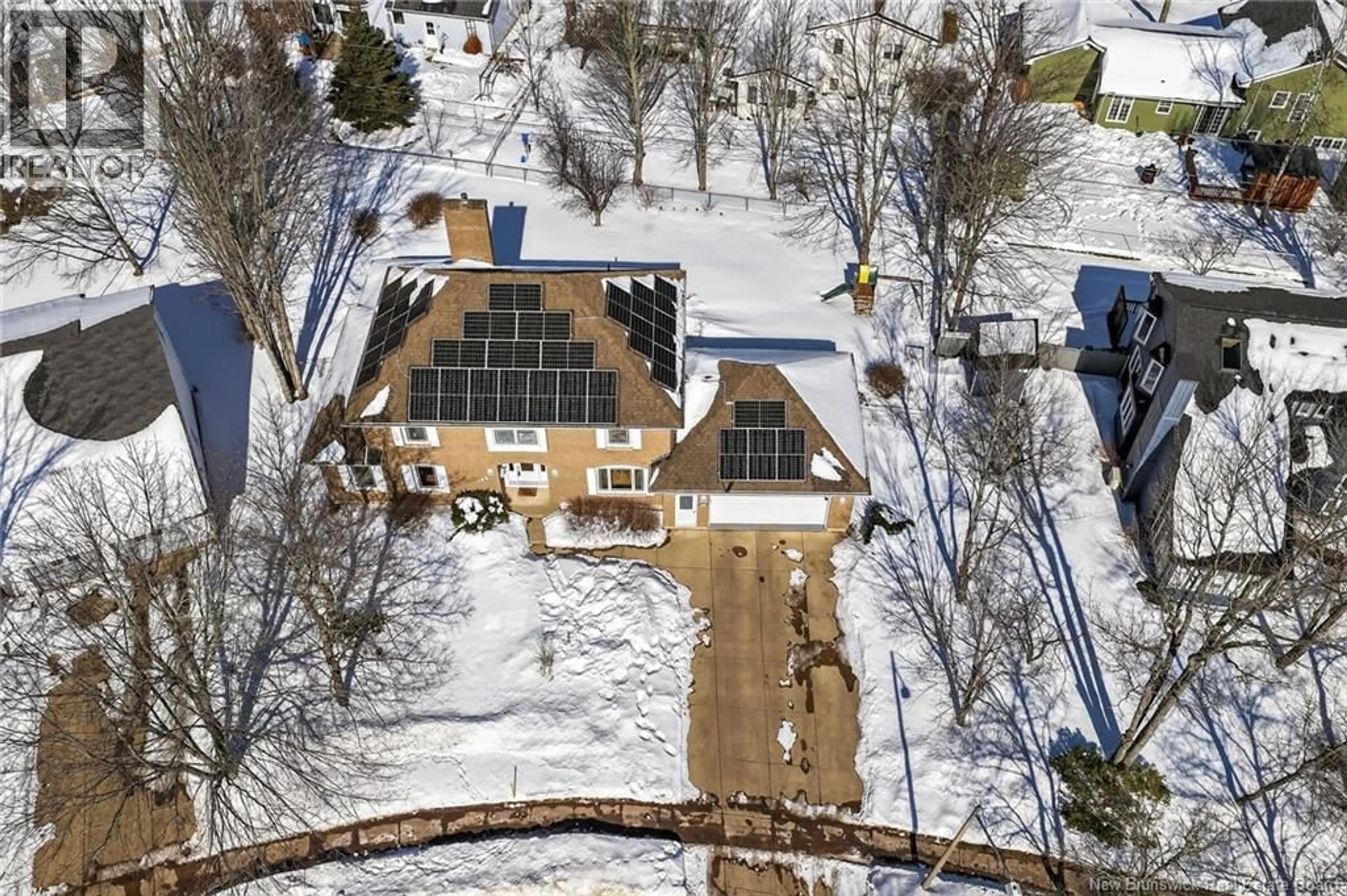 A pic from outside/outdoor area/front of a property/back of a property/a pic from drone, street for 105 REDWOOD DRIVE, Moncton New Brunswick E1G1W8