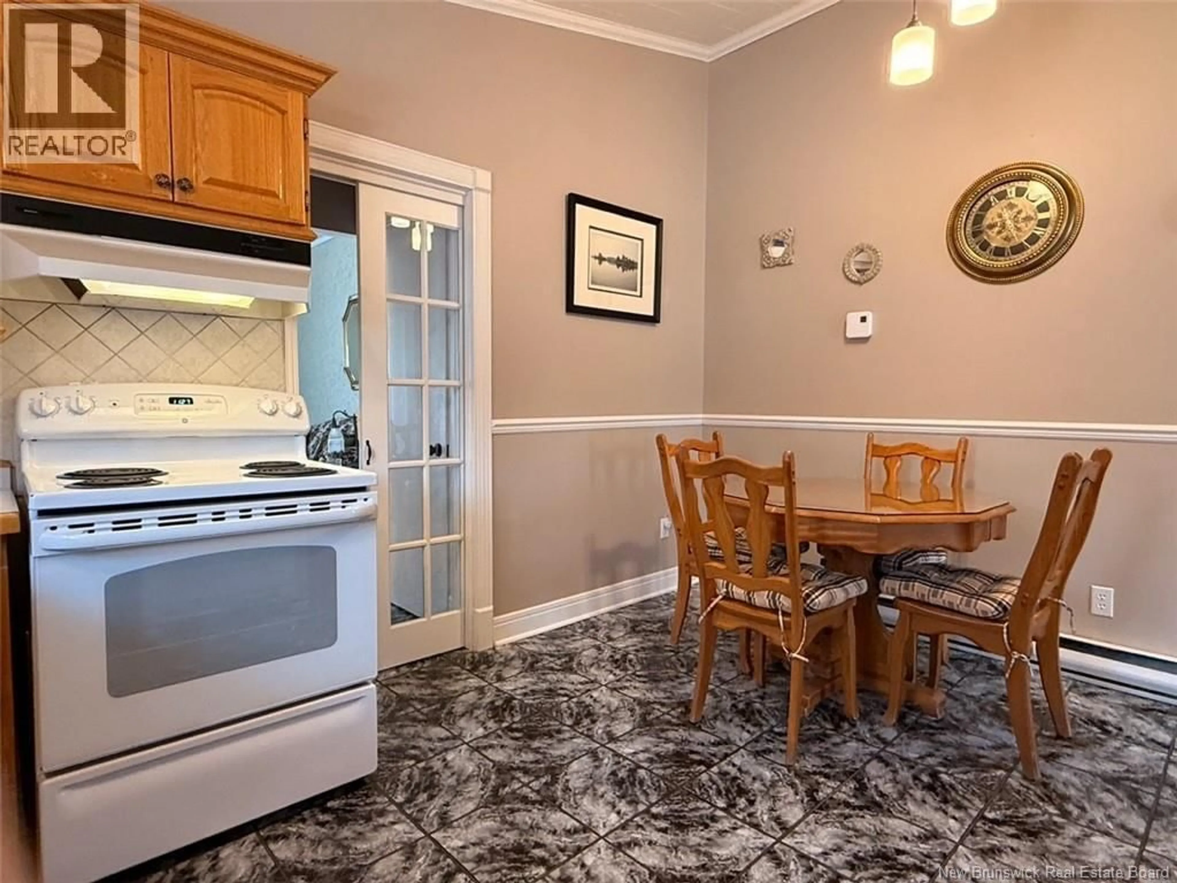 Standard kitchen, ceramic/tile floor for 3 ADAMS STREET, Tide Head New Brunswick E3N4K3