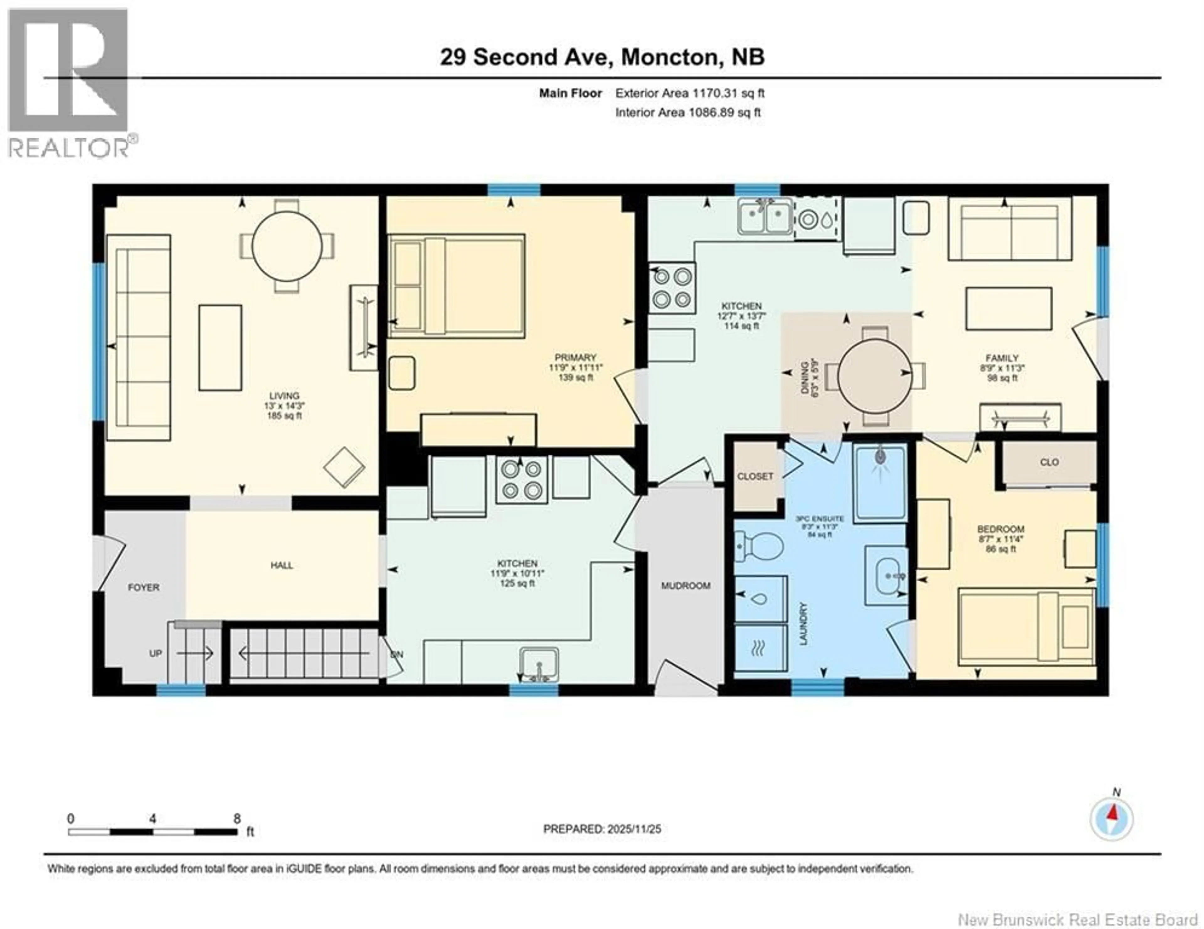 Floor plan for 29 SECOND AVENUE, Moncton New Brunswick E1C7X9