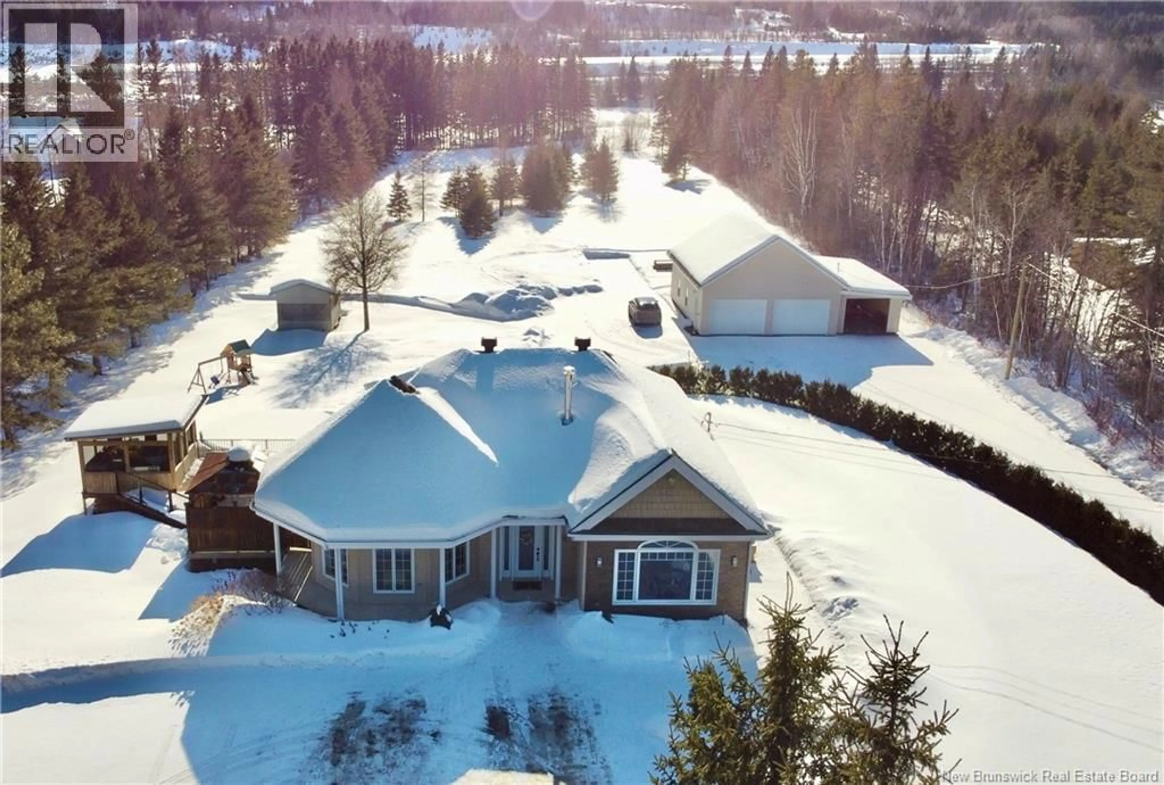 A pic from outside/outdoor area/front of a property/back of a property/a pic from drone, unknown for 782 BAISLEY ROAD, Edmundston New Brunswick E7B1Z1