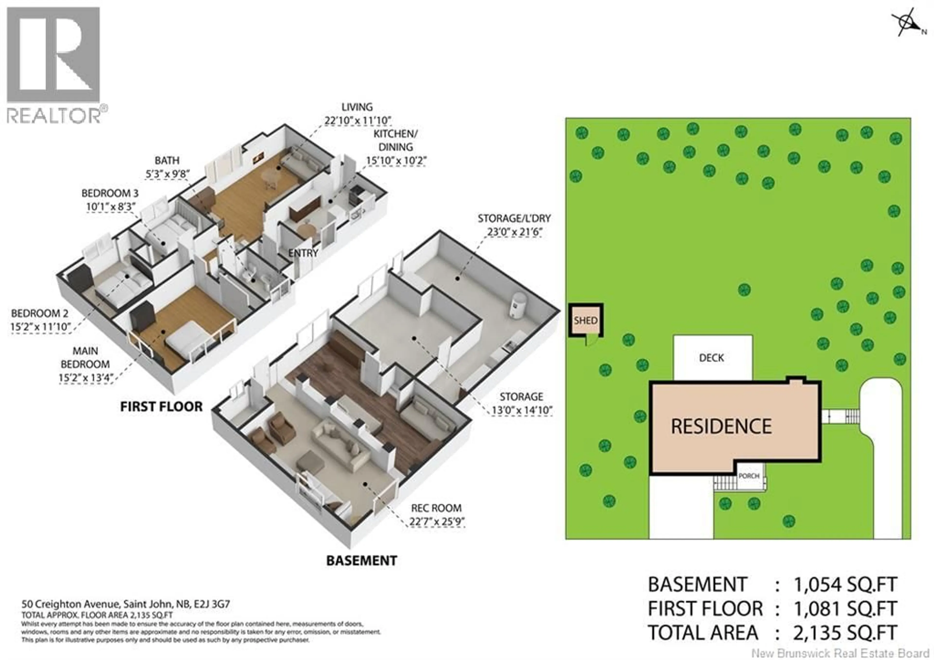 Floor plan for 50 CREIGHTON AVENUE, Saint John New Brunswick E2J3G7