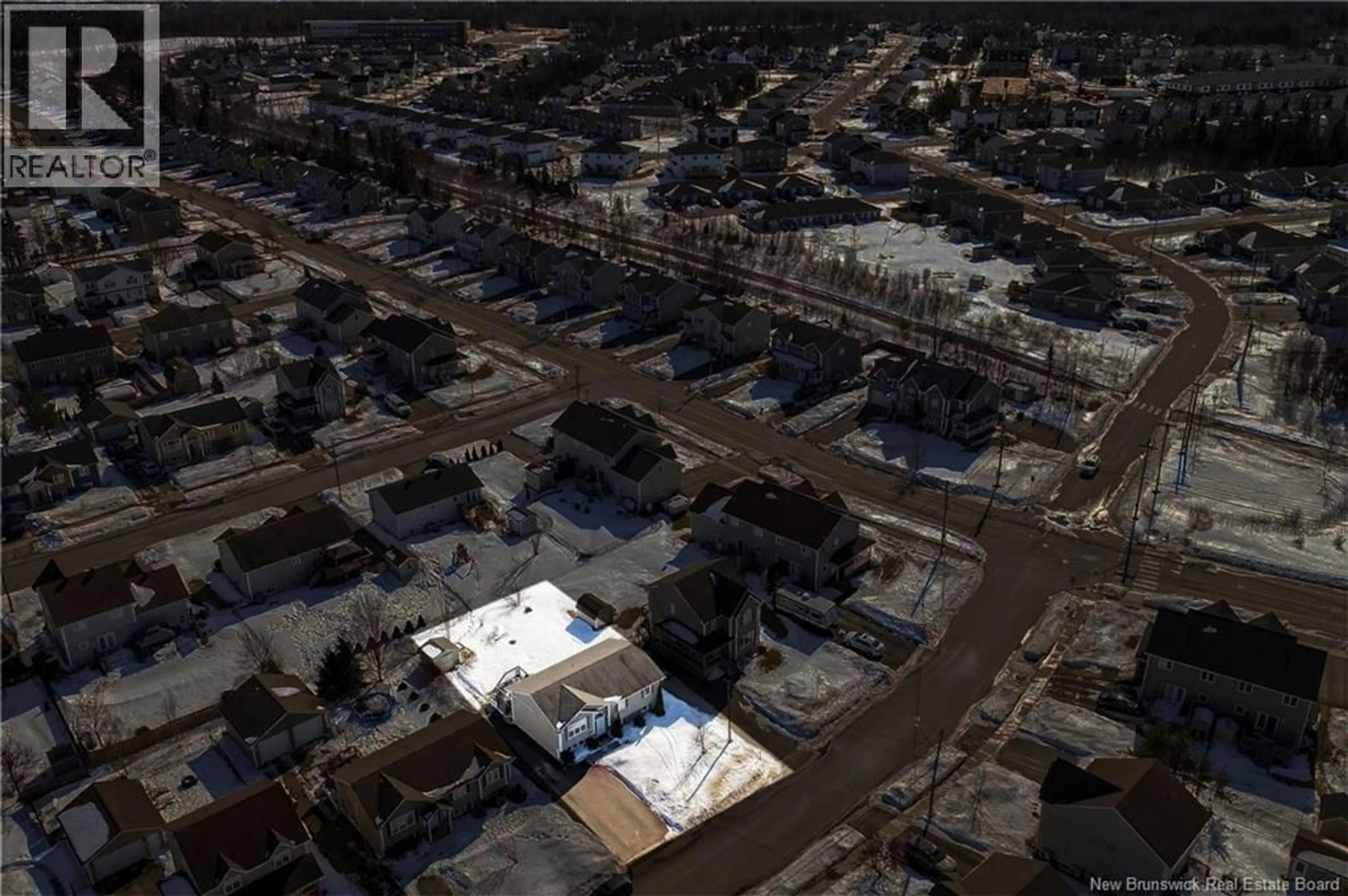 A pic from outside/outdoor area/front of a property/back of a property/a pic from drone, street for 94 FALCON, Moncton New Brunswick E1G0H7