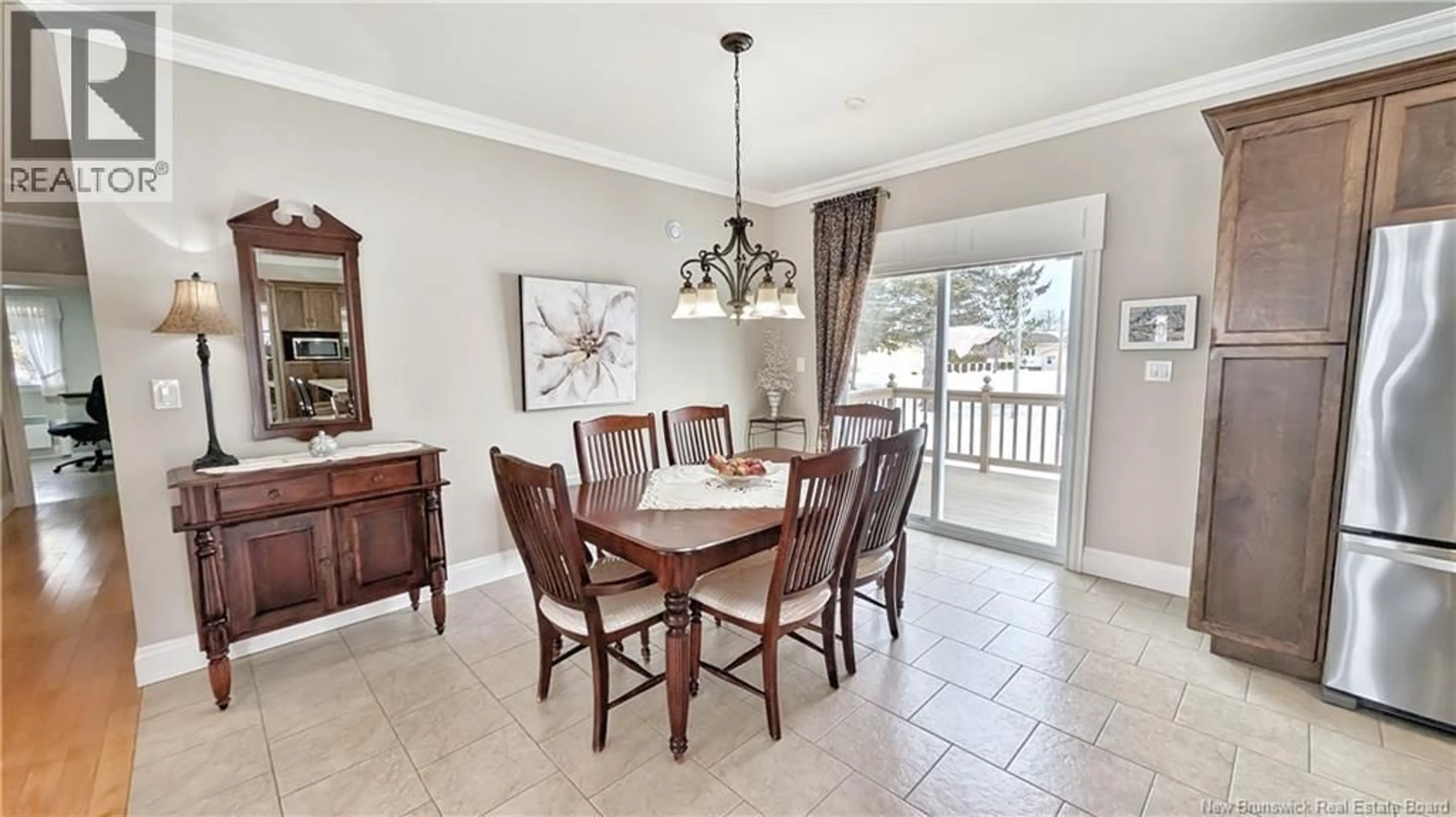 Dining room, ceramic/tile floor for 3956 RUE LUCE, Tracadie New Brunswick E1X1B6