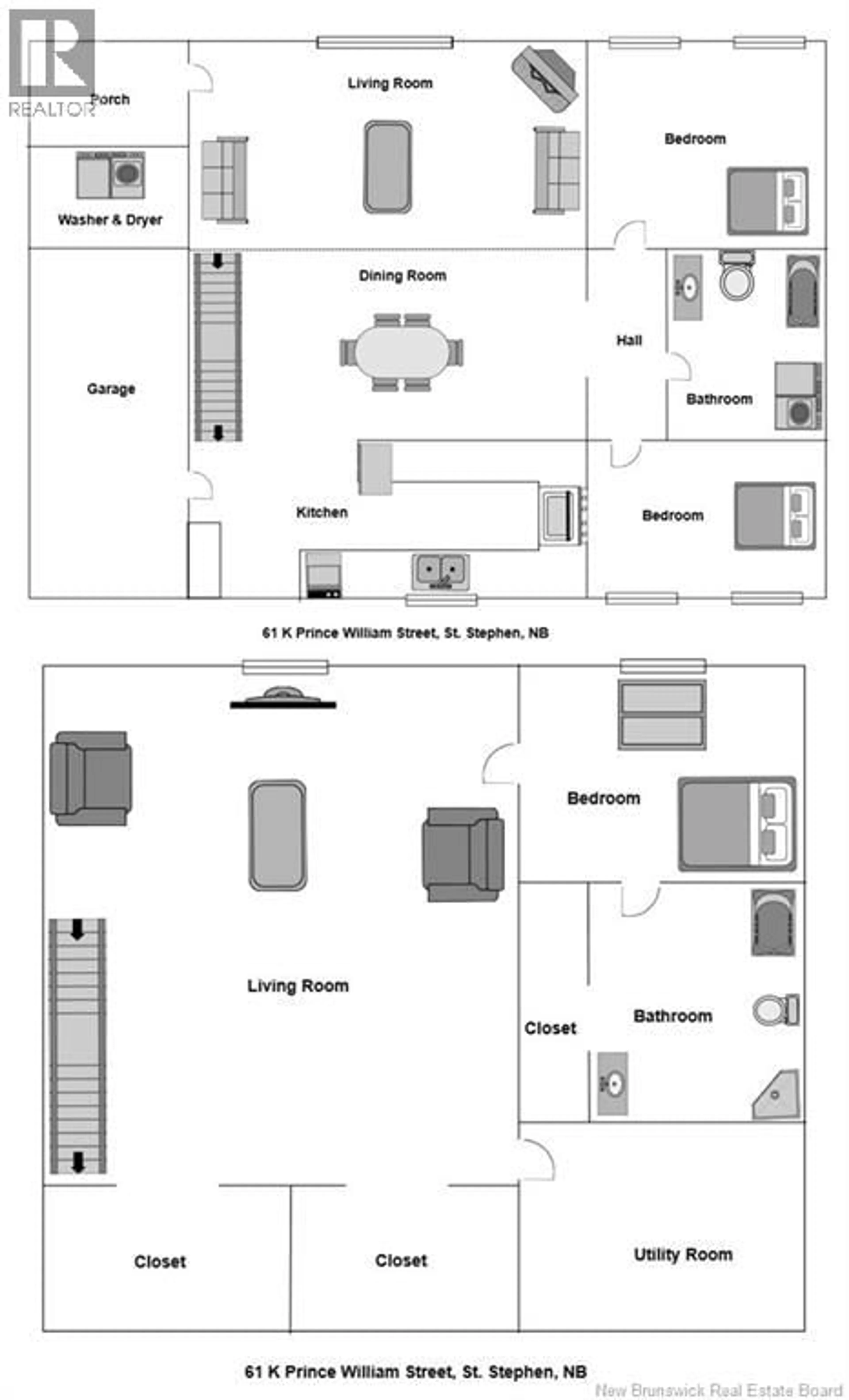 Floor plan for 61 PRINCE WILLIAM STREET, St. Stephen New Brunswick E3L1S5