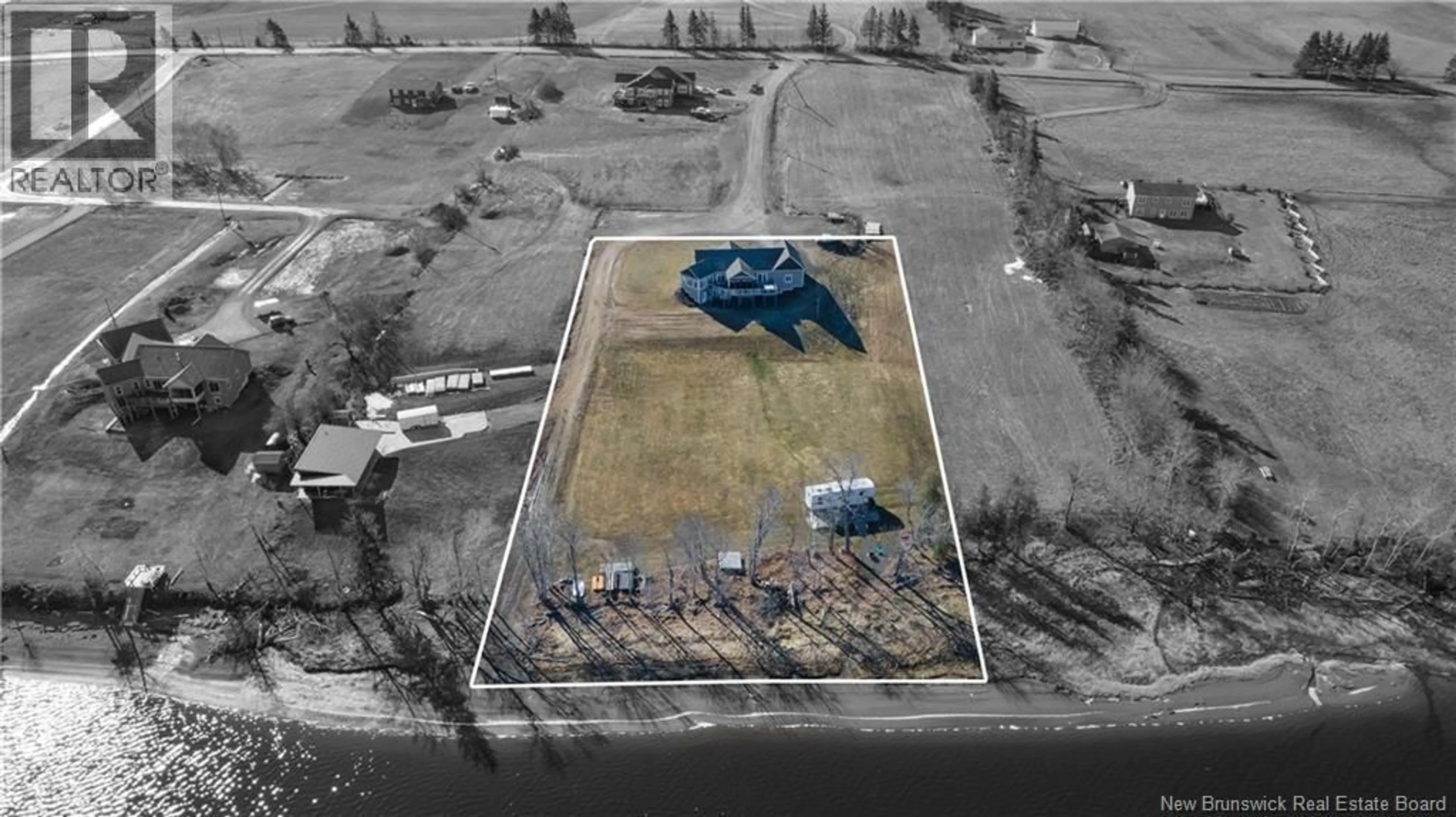 A pic from outside/outdoor area/front of a property/back of a property/a pic from drone, building for 20 ISLANDVIEW LANE, Main River New Brunswick E4T0B1