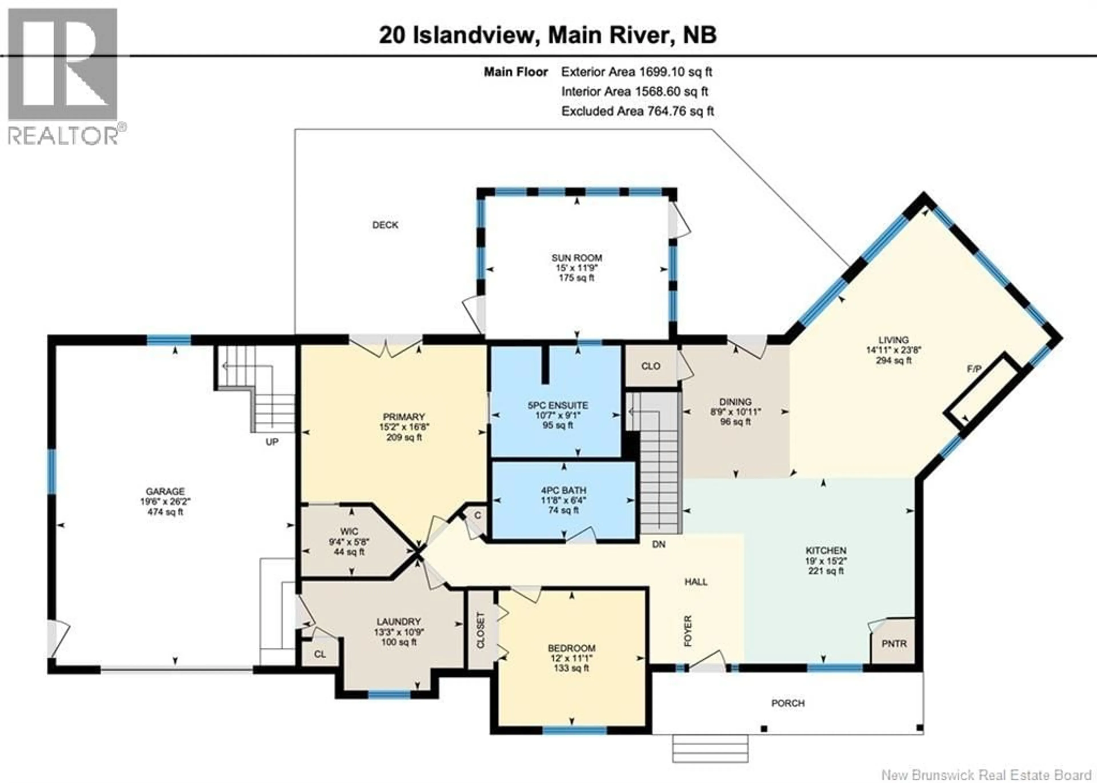 Floor plan for 20 ISLANDVIEW LANE, Main River New Brunswick E4T0B1
