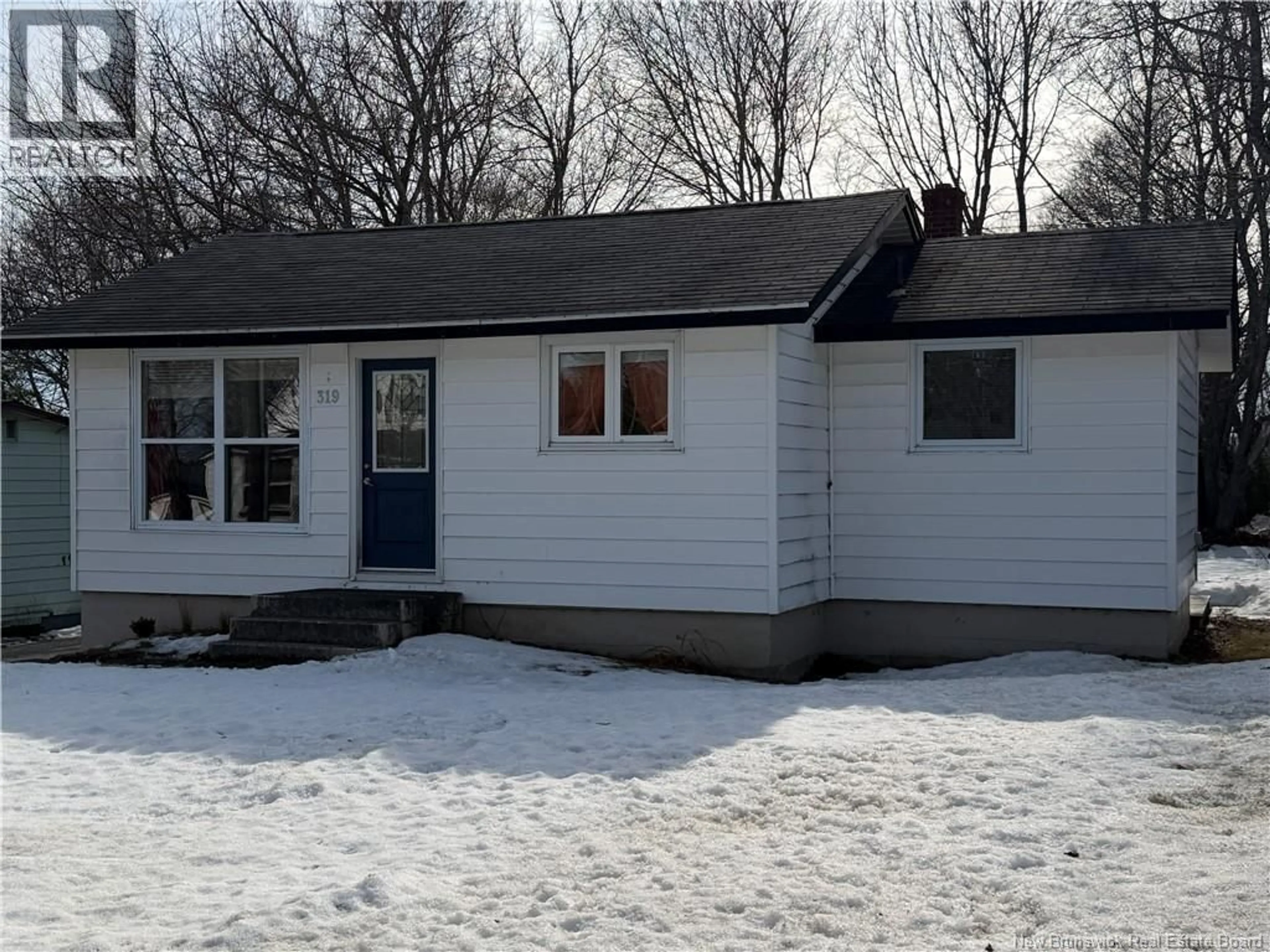 Home with vinyl exterior material, street for 319 MCKAY STREET, Miramichi New Brunswick E1V2C2