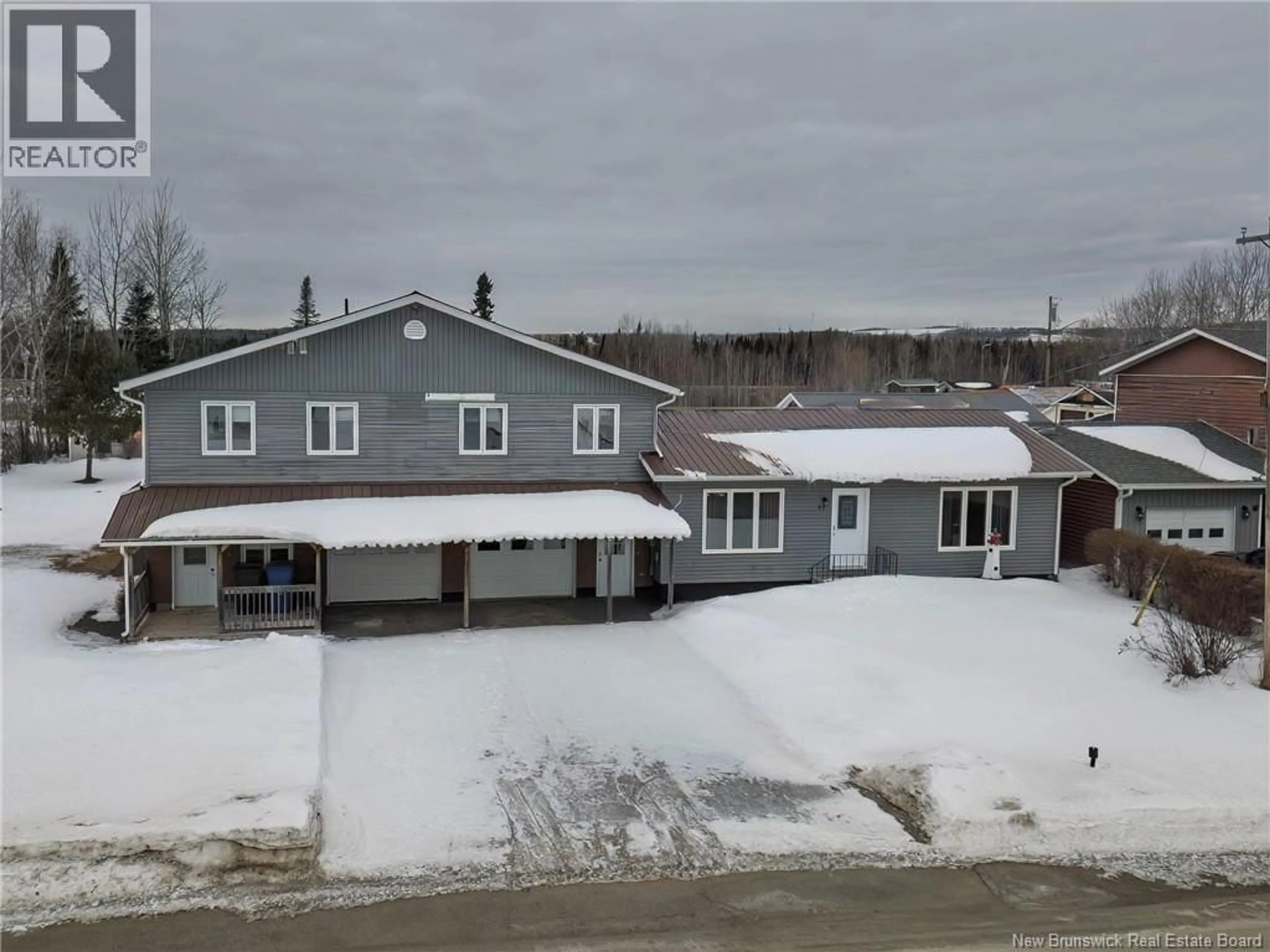 A pic from outside/outdoor area/front of a property/back of a property/a pic from drone, building for 53 CENTENNIAL STREET, Plaster Rock New Brunswick E7G1J2