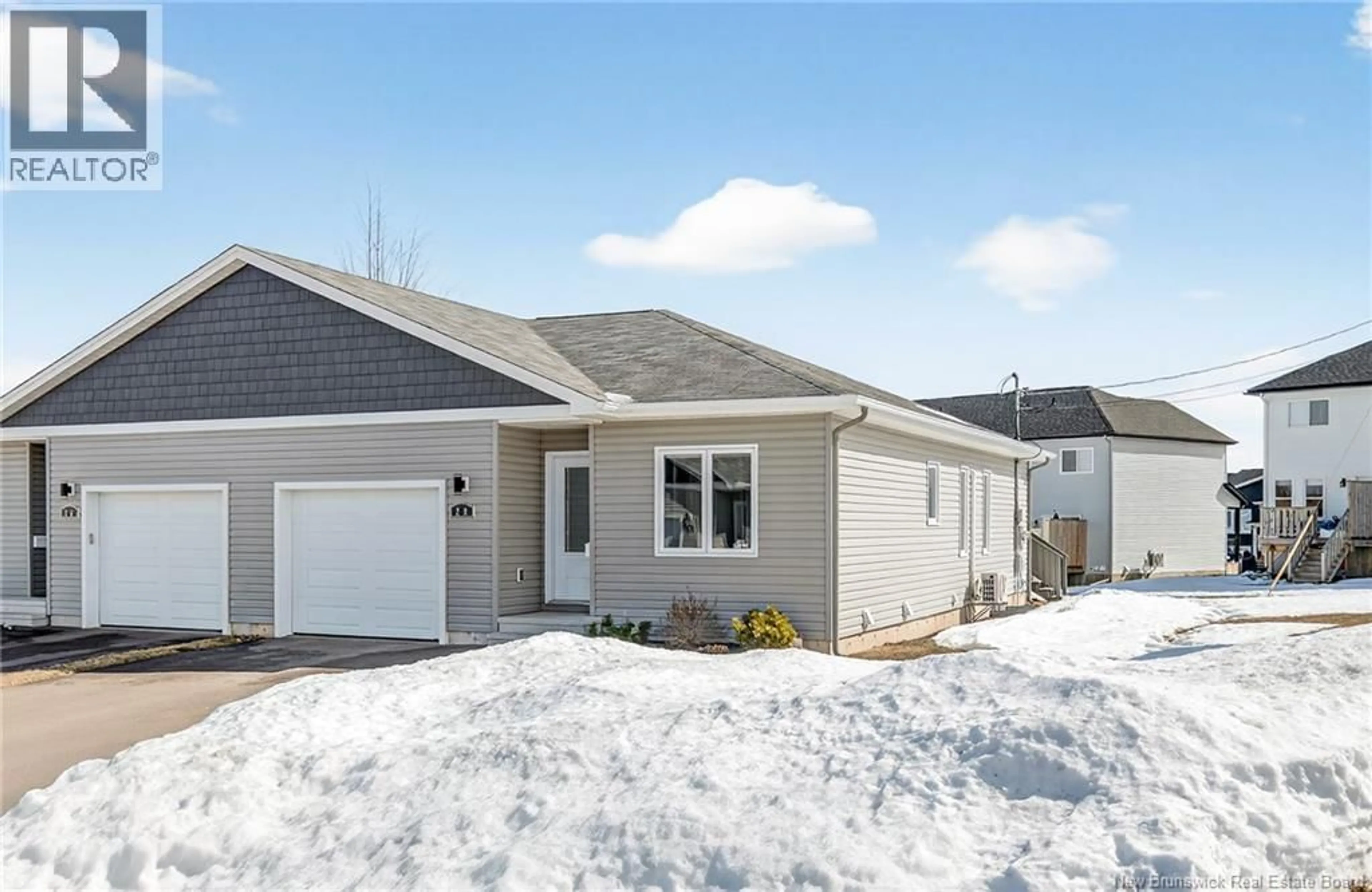 Home with vinyl exterior material, street for 28 AIMÉ STREET, Dieppe New Brunswick E1A9M3