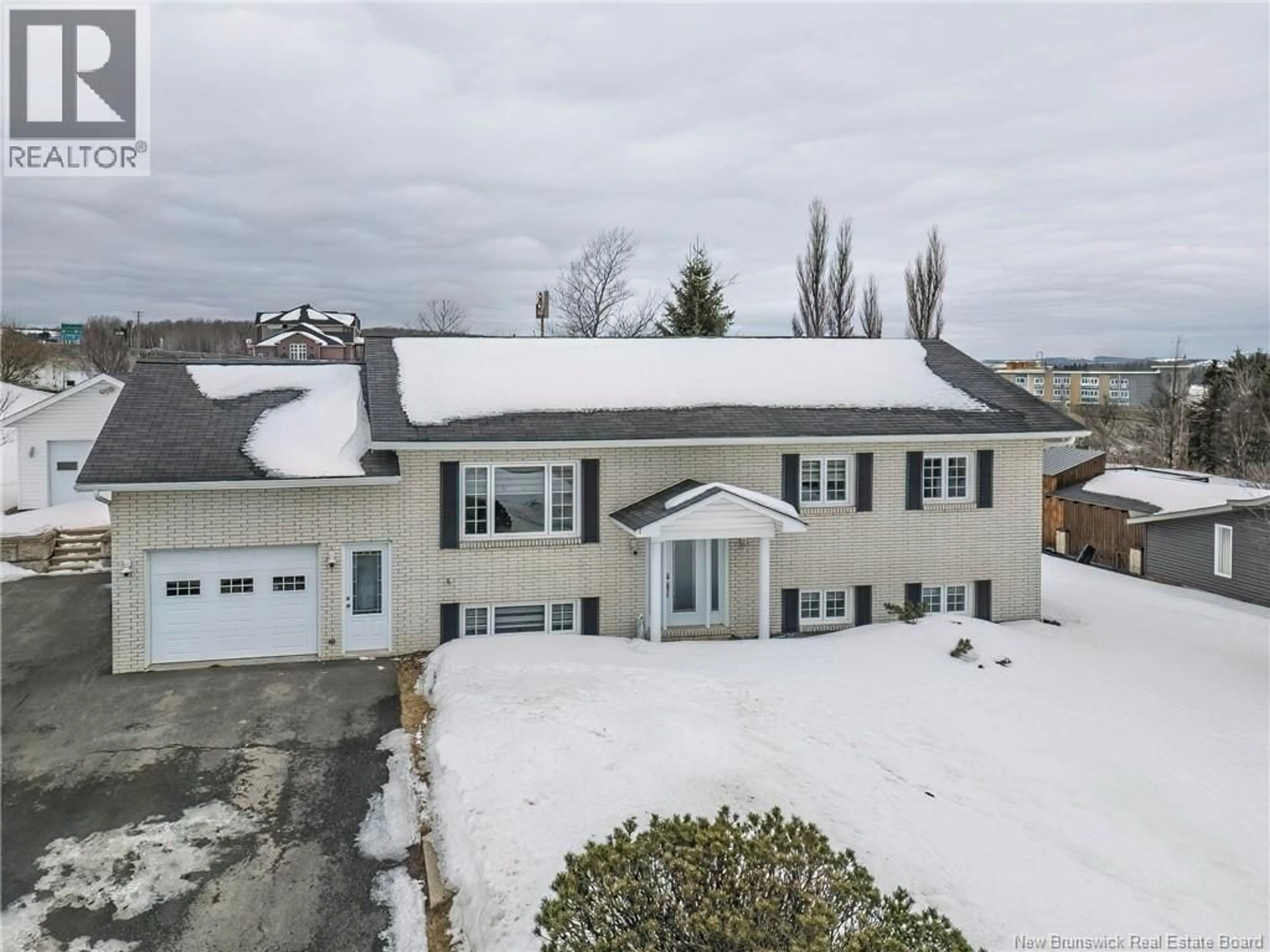 A pic from outside/outdoor area/front of a property/back of a property/a pic from drone, street for 835 WALKER STREET, Grand Falls New Brunswick E3Z1A4