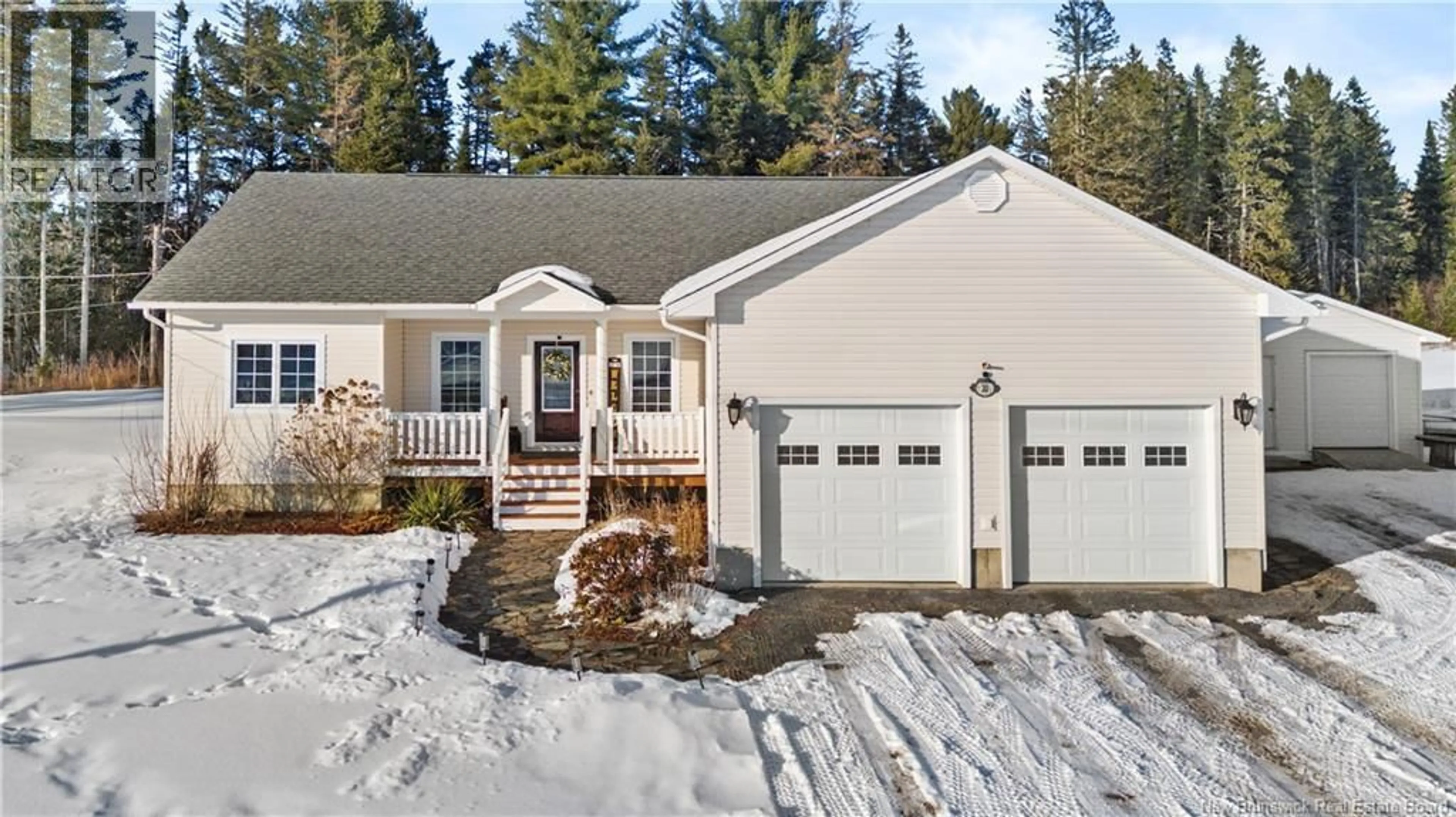 Home with vinyl exterior material, street for 20 FALLSVIEW LANE, Durham Bridge New Brunswick E6C0A3