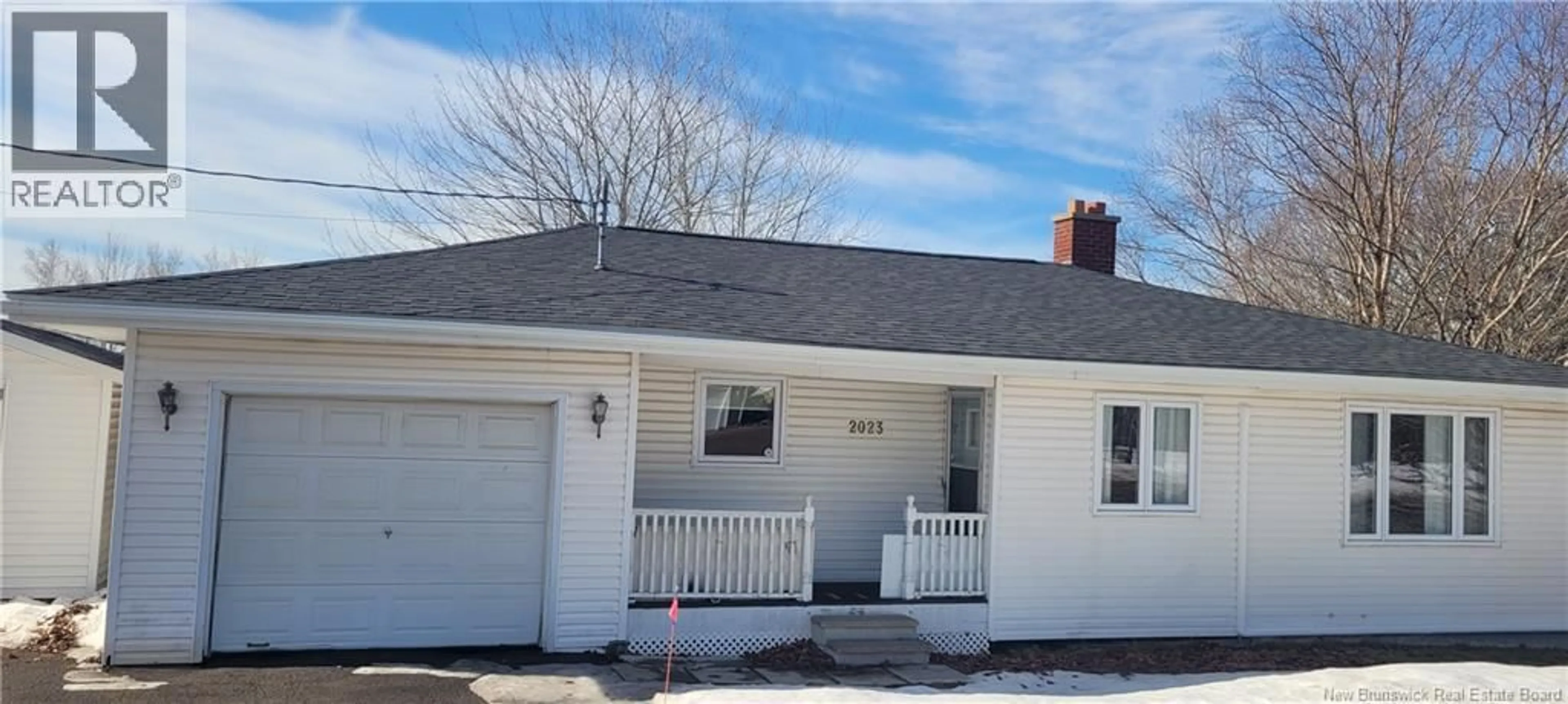 Home with vinyl exterior material, street for 2023 AMIRAULT STREET, Dieppe New Brunswick E1A7J9