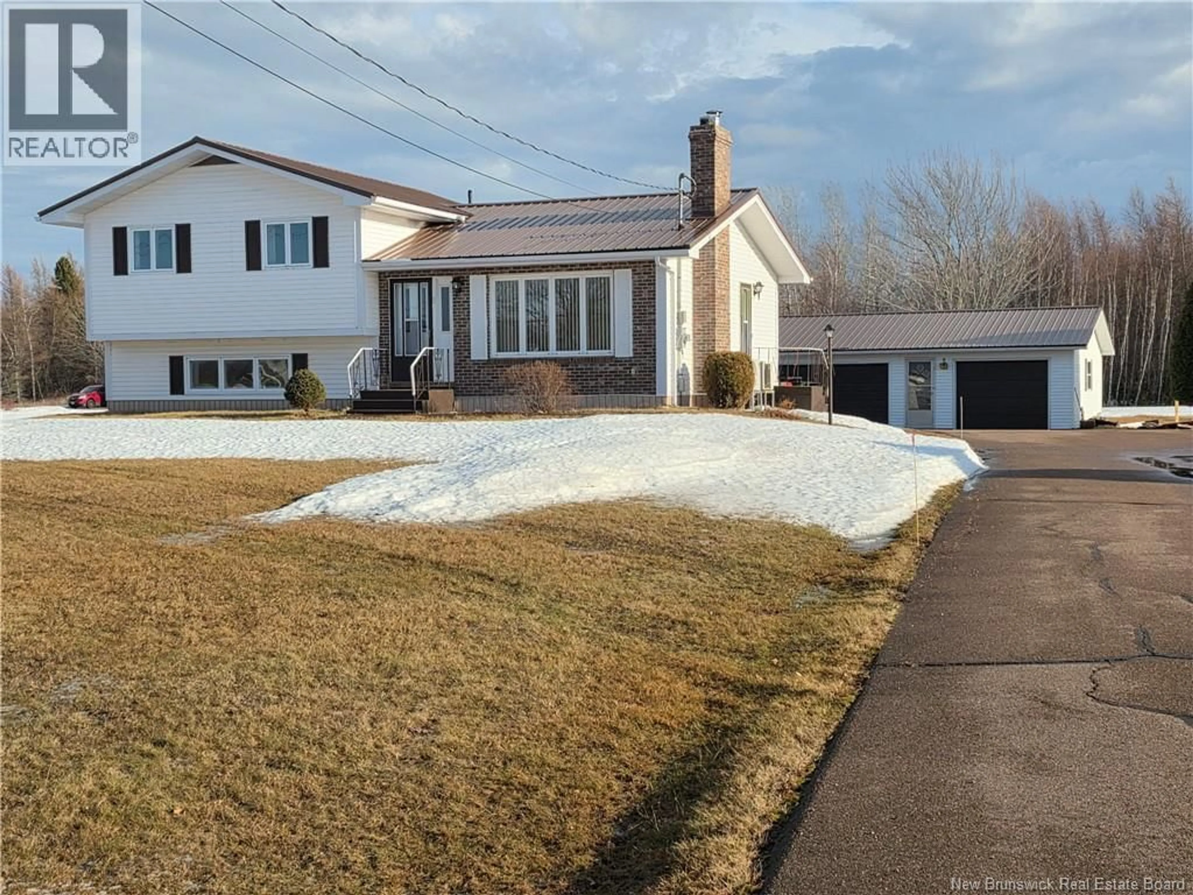 A pic from outside/outdoor area/front of a property/back of a property/a pic from drone, street for 3537 RTE 505, Richiboucto-Village New Brunswick E4W1M9
