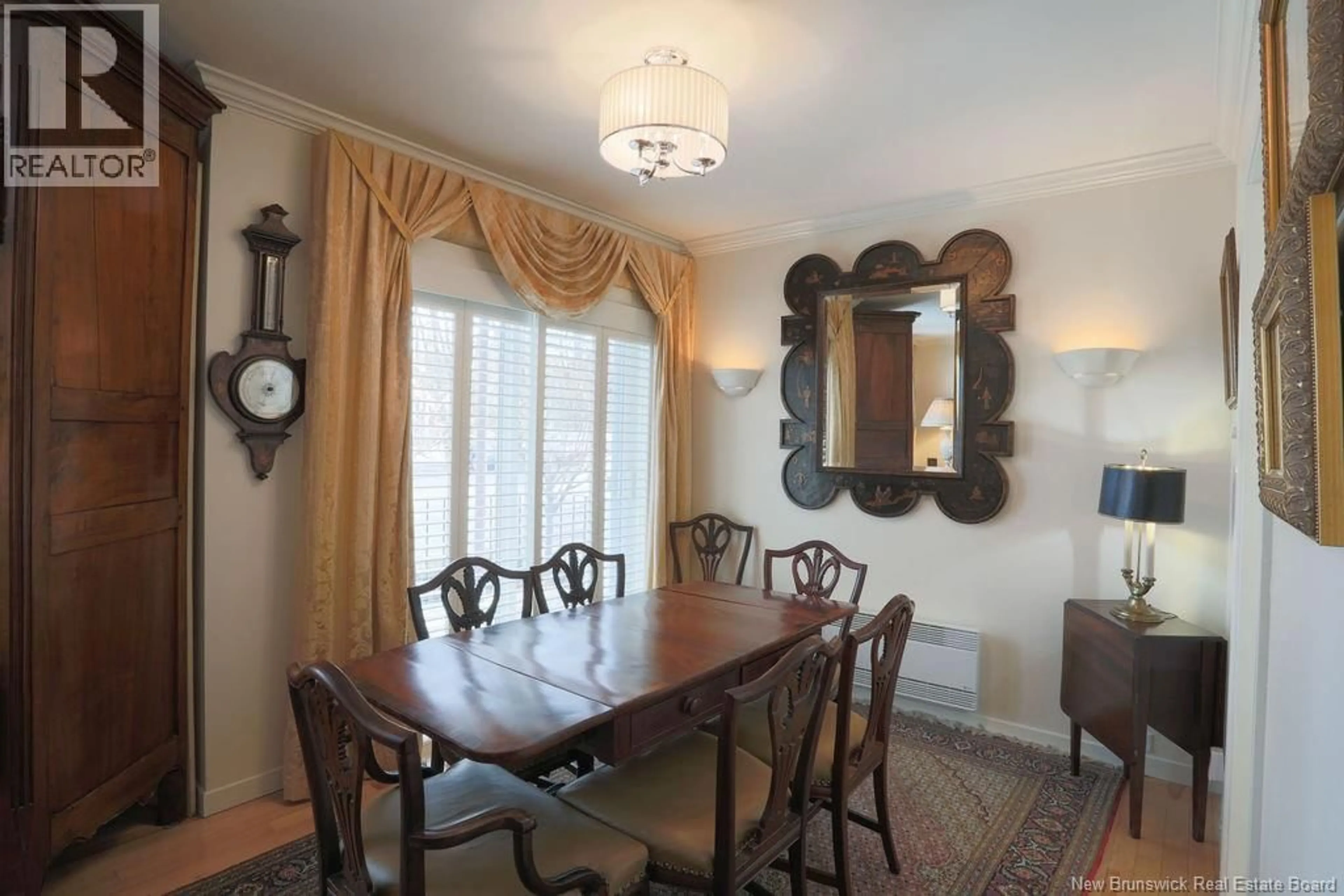 Dining room, wood/laminate floor for 5 - 2865 ROTHESAY ROAD, Rothesay New Brunswick E2E5V1