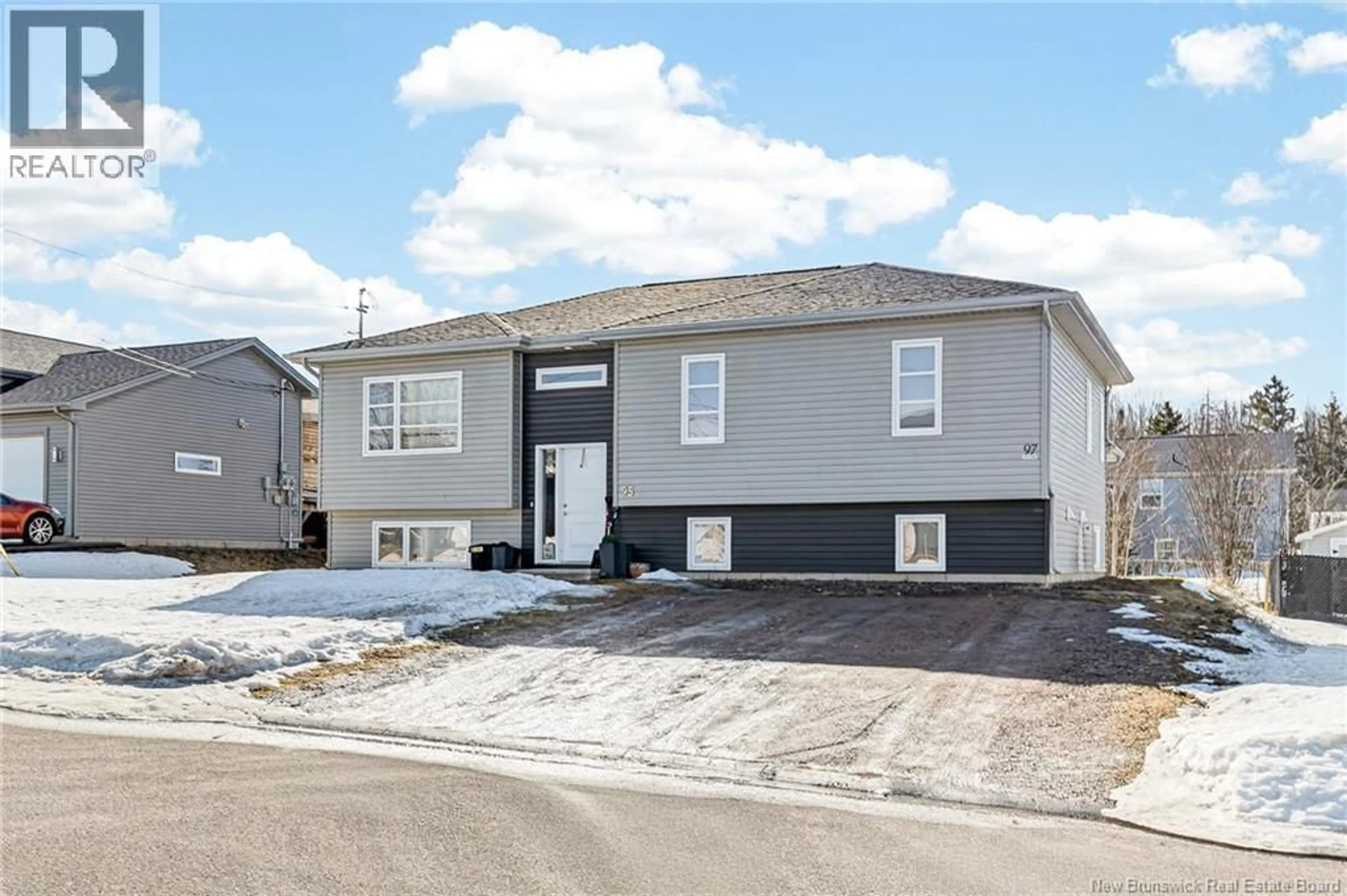 Home with vinyl exterior material, street for 95 DOIRON STREET, Dieppe New Brunswick E1A0X9