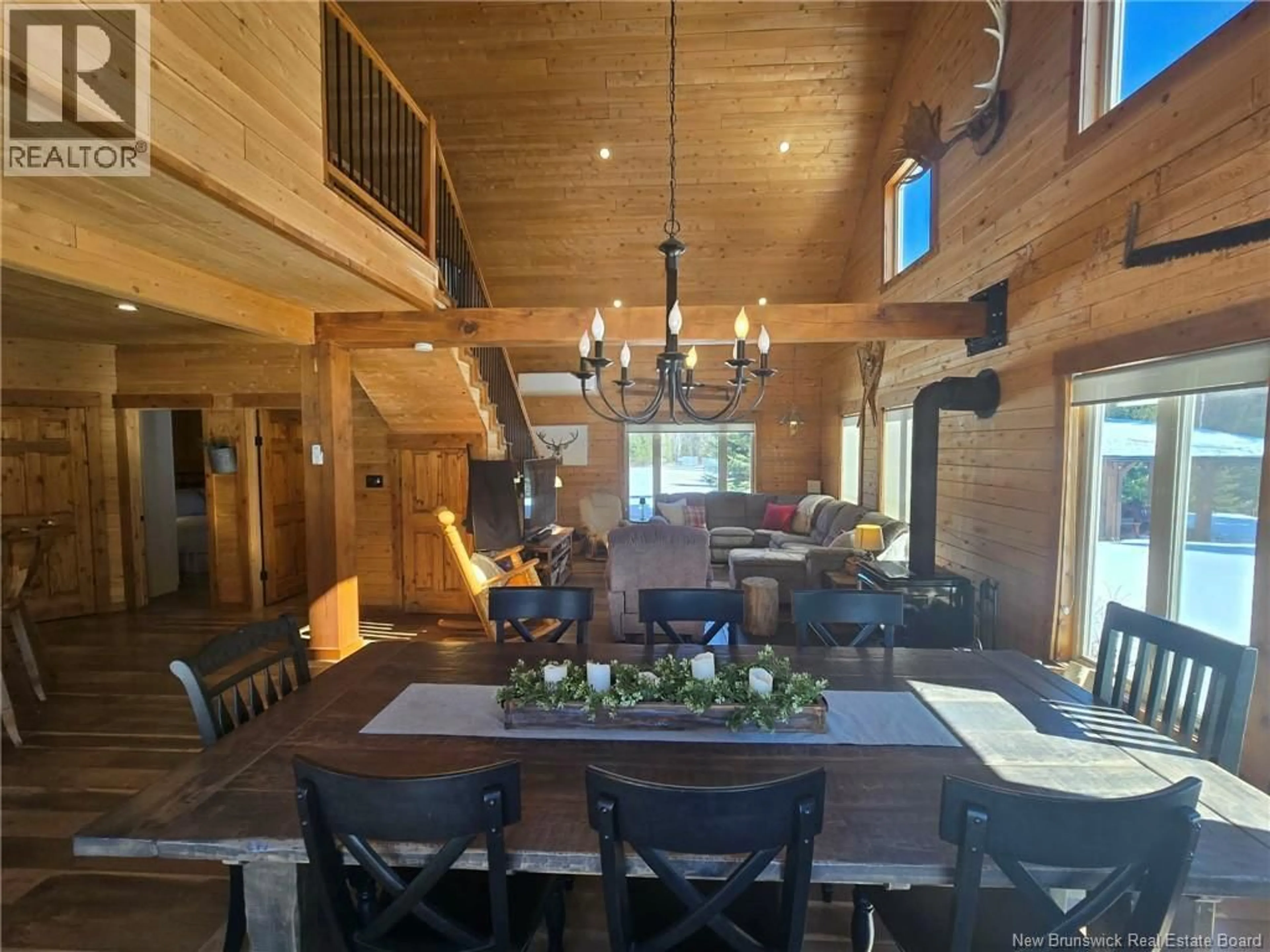 Dining room, wood/laminate floor for 4481 ROUTE 180, South Tetagouche New Brunswick E2A7G8