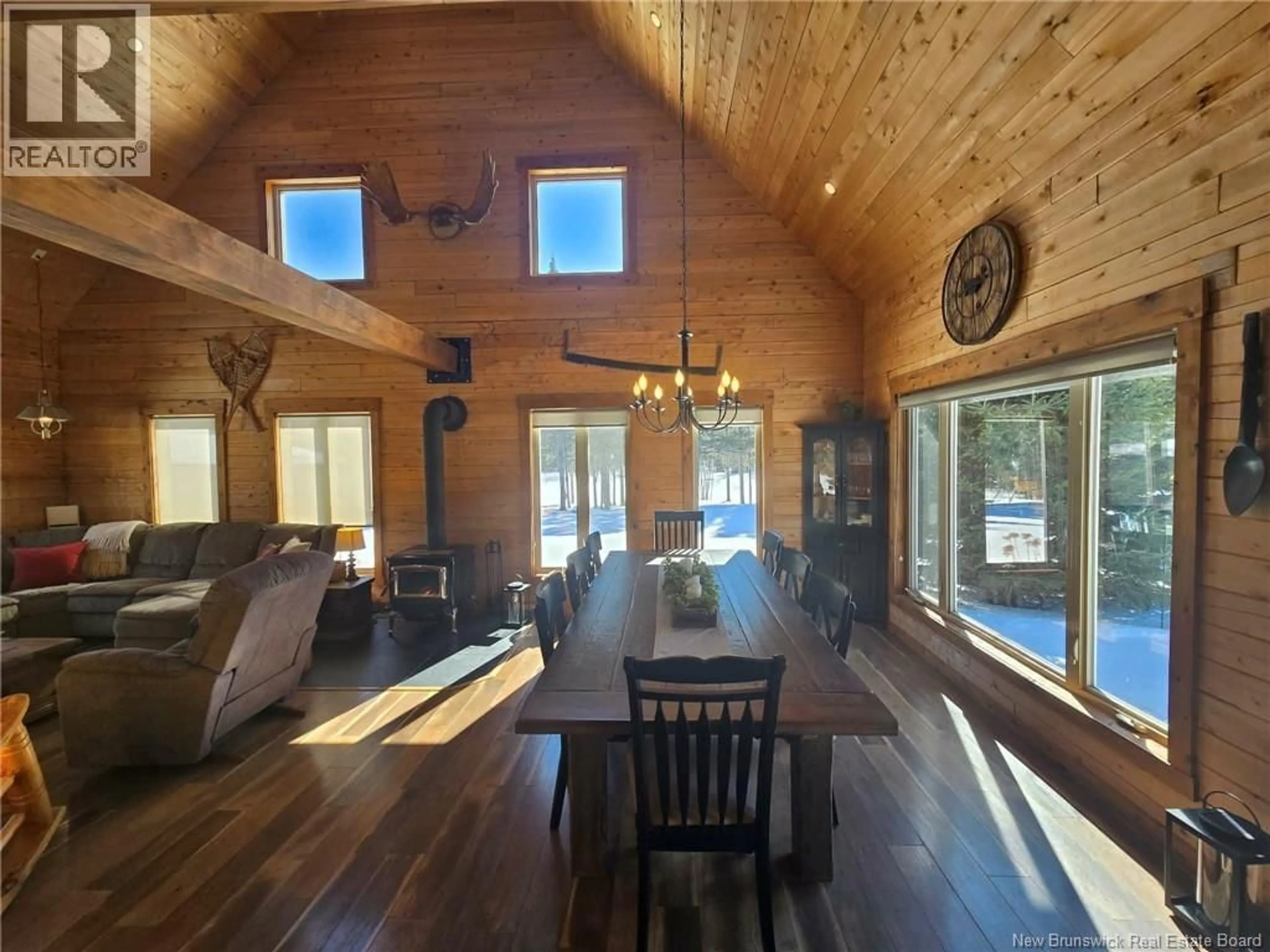 Dining room, wood/laminate floor for 4481 ROUTE 180, South Tetagouche New Brunswick E2A7G8