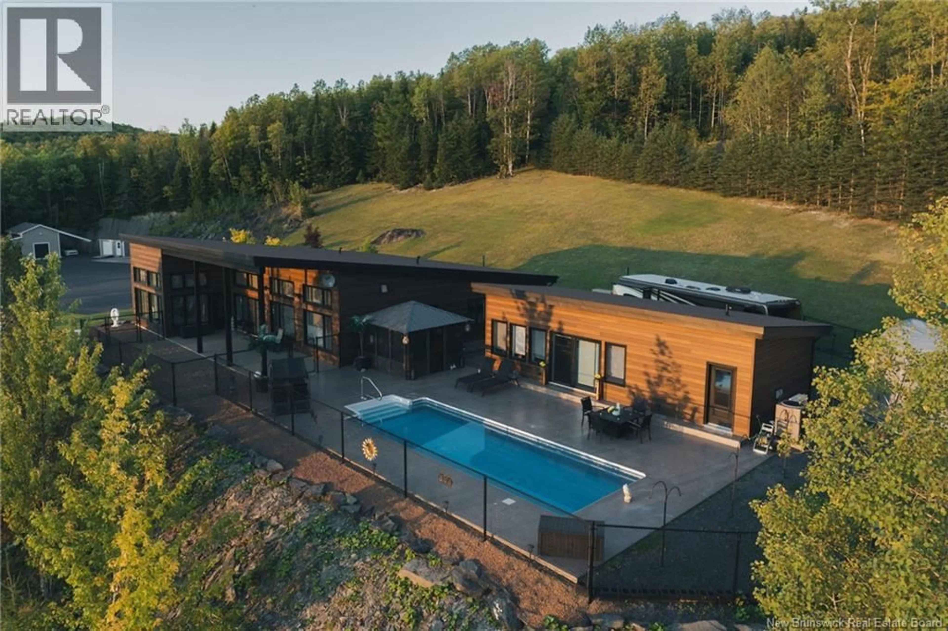 A pic from outside/outdoor area/front of a property/back of a property/a pic from drone, water/lake/river/ocean view for 83 MAXIME ROAD, Saint-Jacques New Brunswick E7B2C4